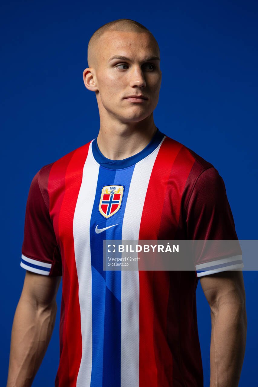 Leo Østigård of the Norwegian national football team