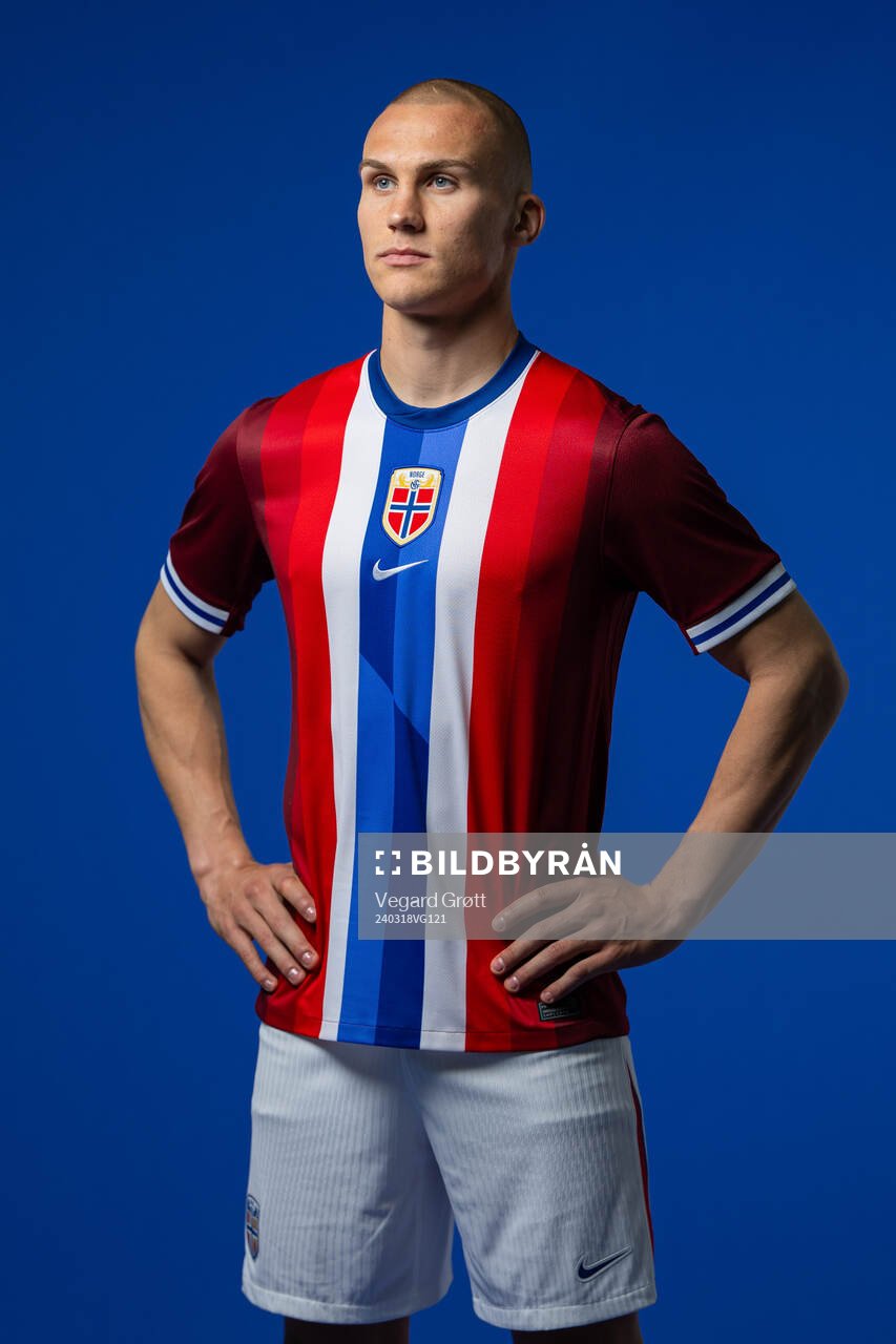 Leo Østigård of the Norwegian national football team