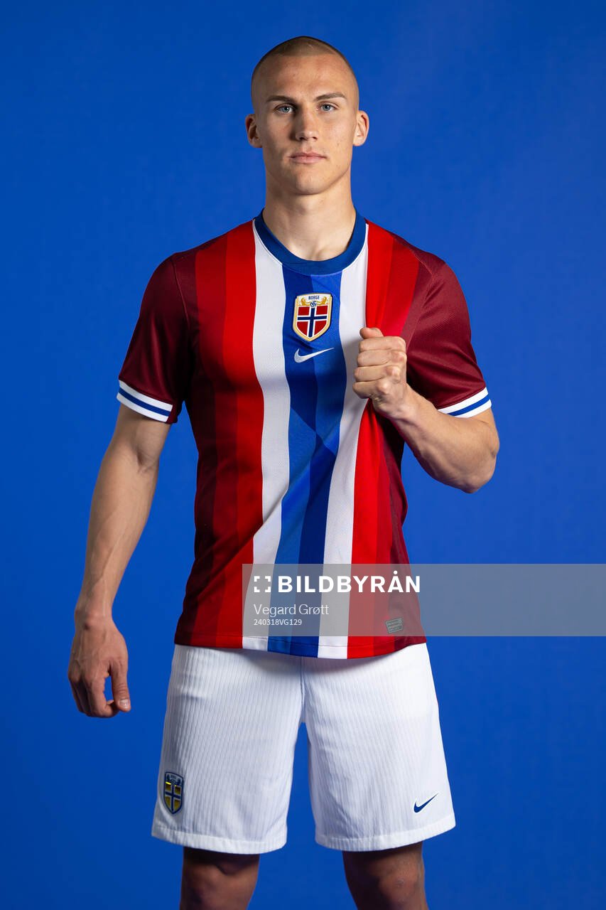 Leo Østigård of the Norwegian national football team