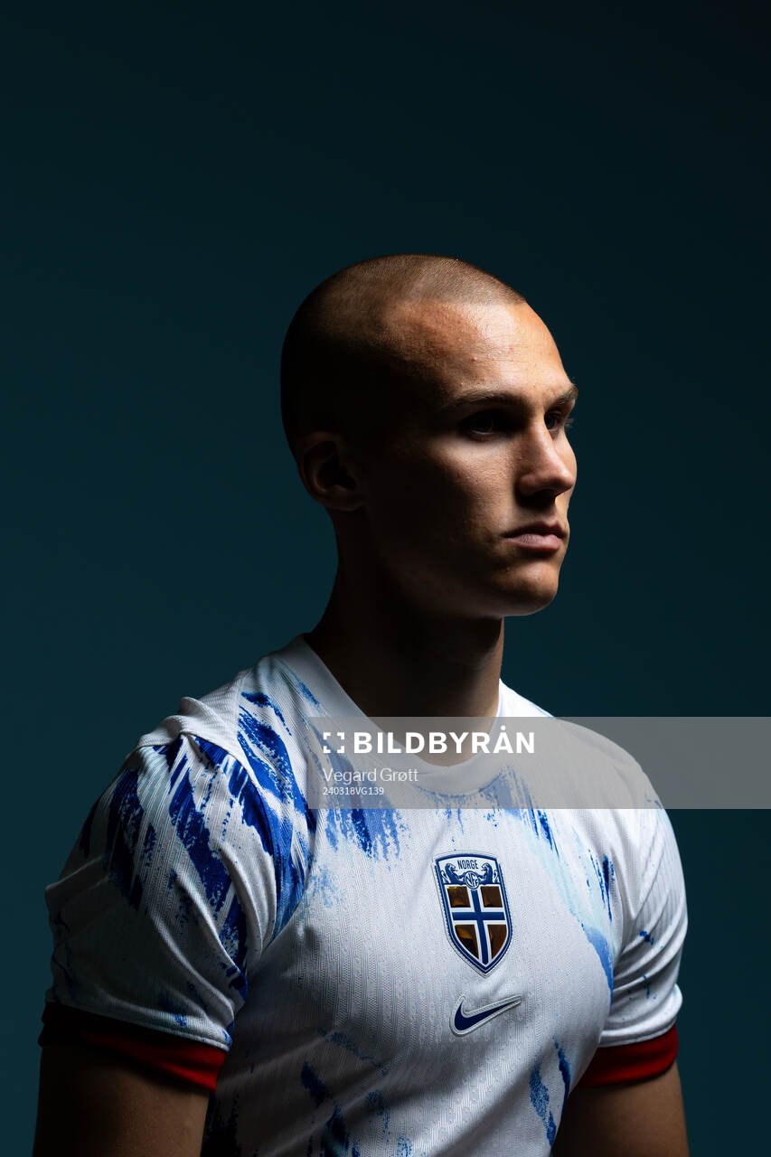 Leo Østigård of the Norwegian national football team