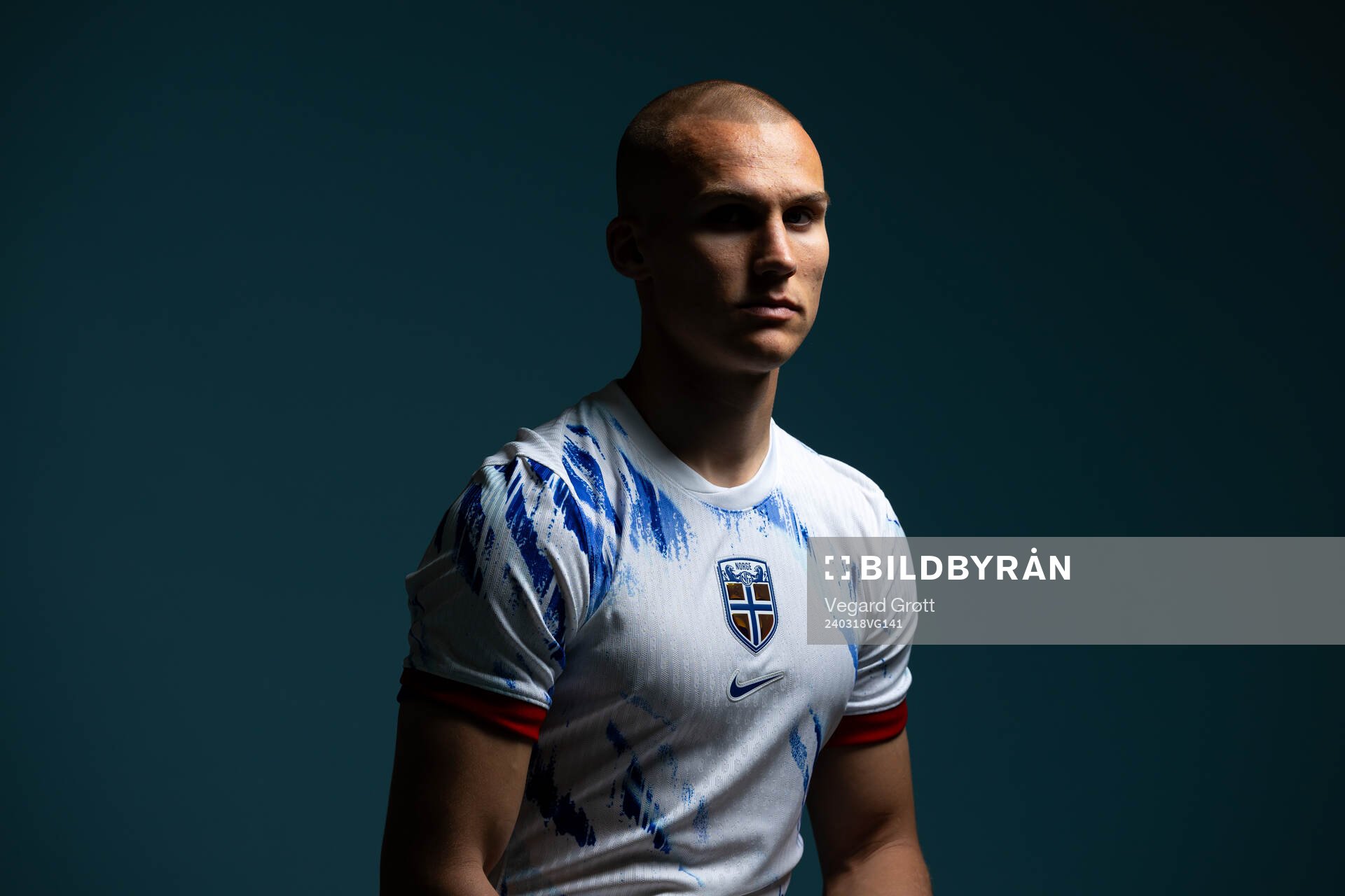 Leo Østigård of the Norwegian national football team