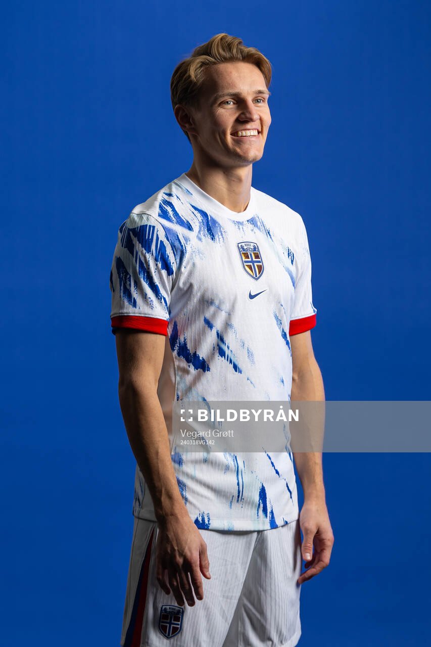 Martin Ødegaard of the Norwegian national football team