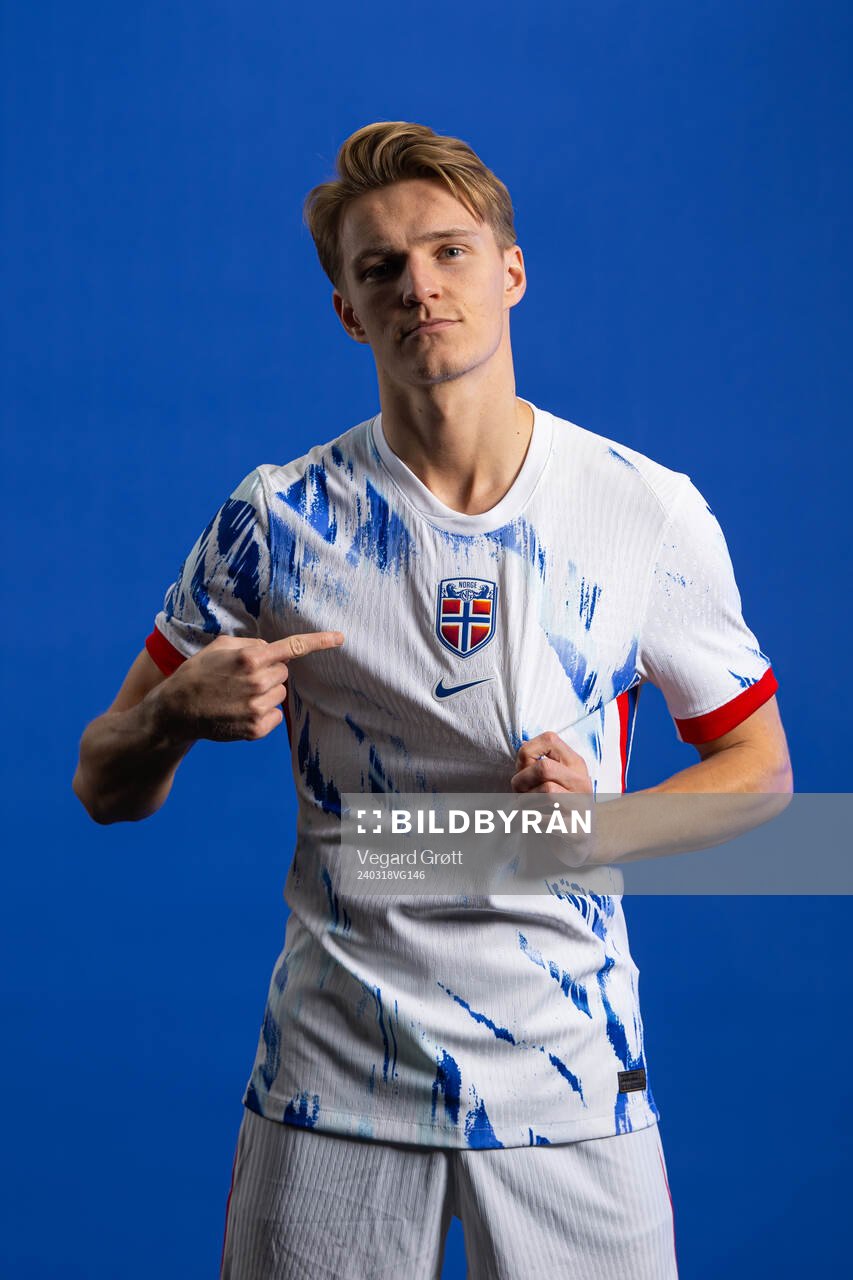 Martin Ødegaard of the Norwegian national football team