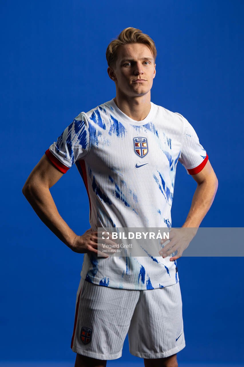 Martin Ødegaard of the Norwegian national football team