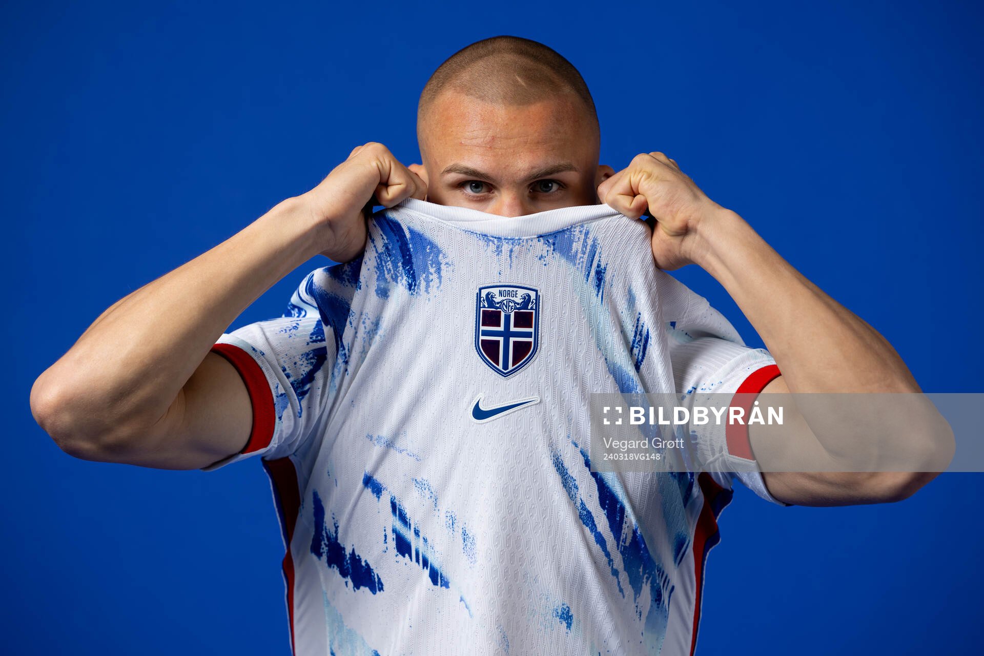 Leo Østigård of the Norwegian national football team