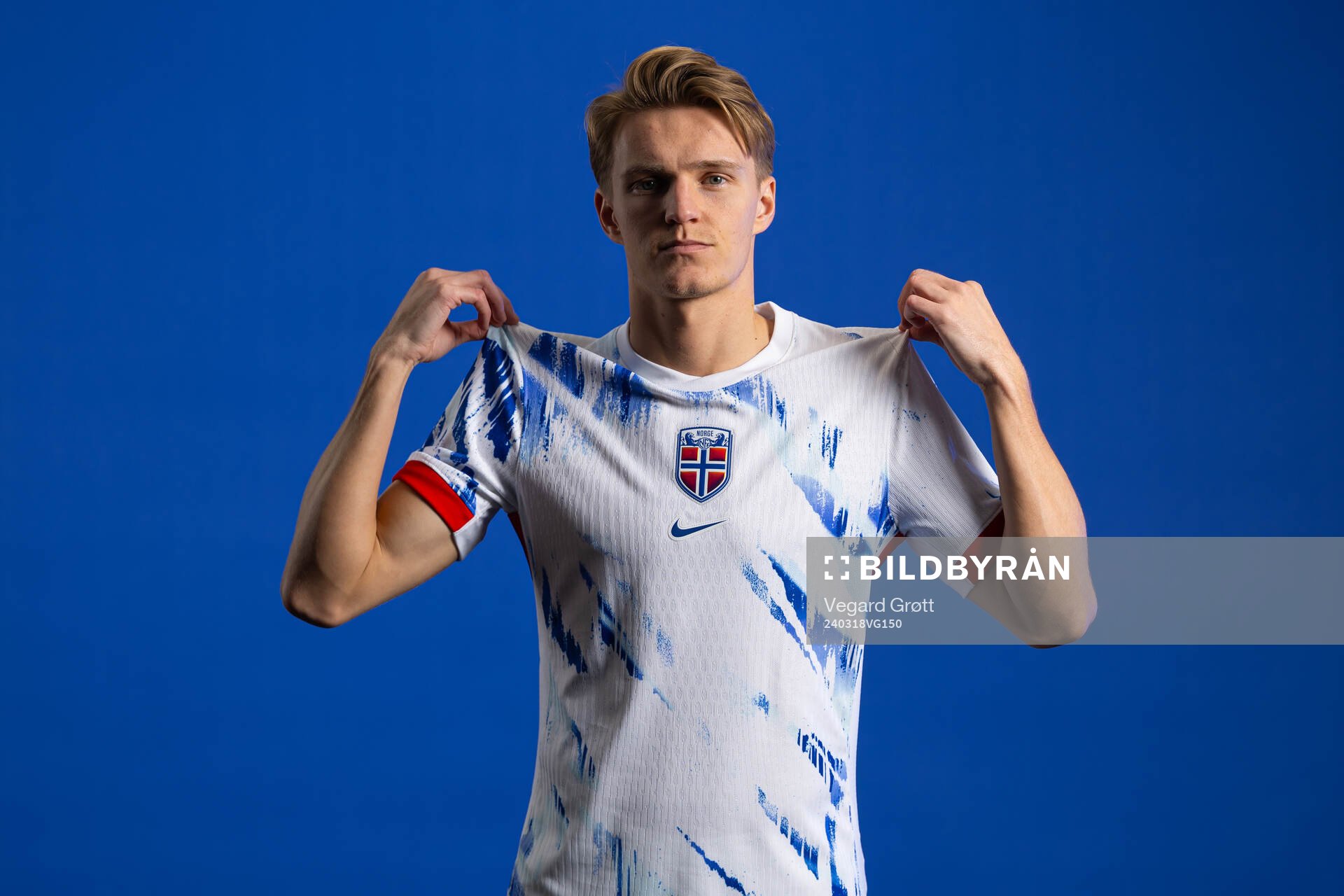 Martin Ødegaard of the Norwegian national football team