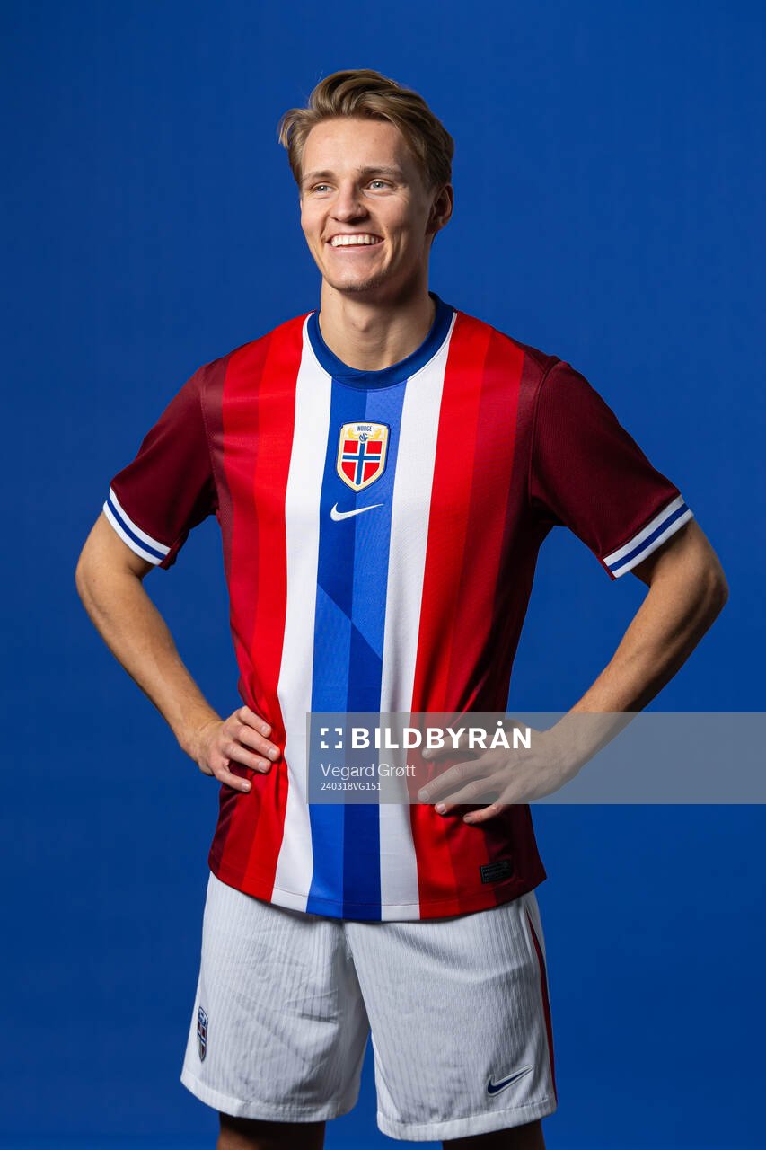 Martin Ødegaard of the Norwegian national football team