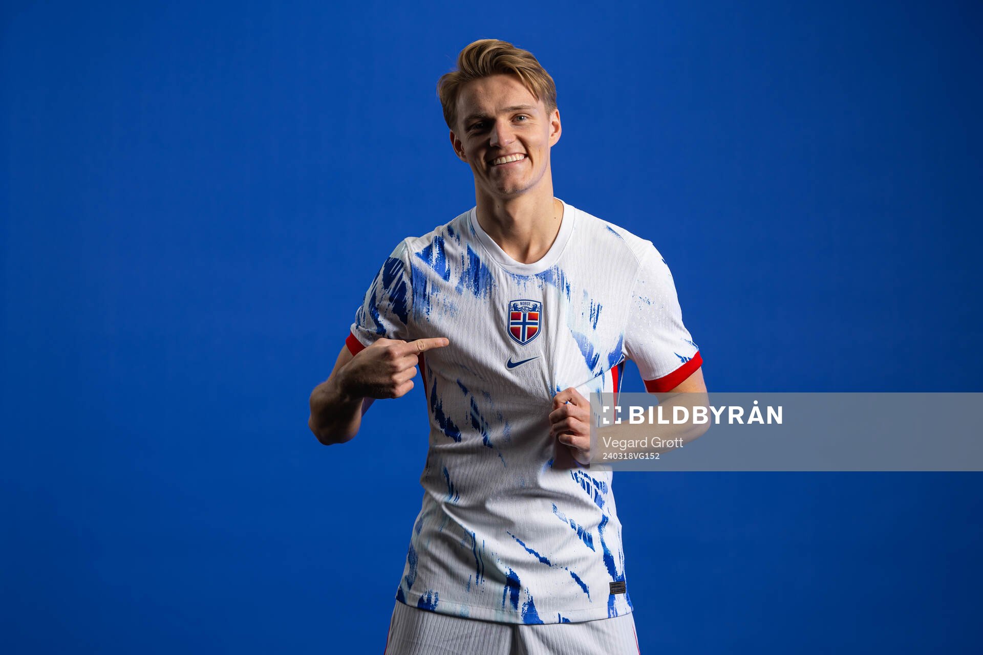 Martin Ødegaard of the Norwegian national football team