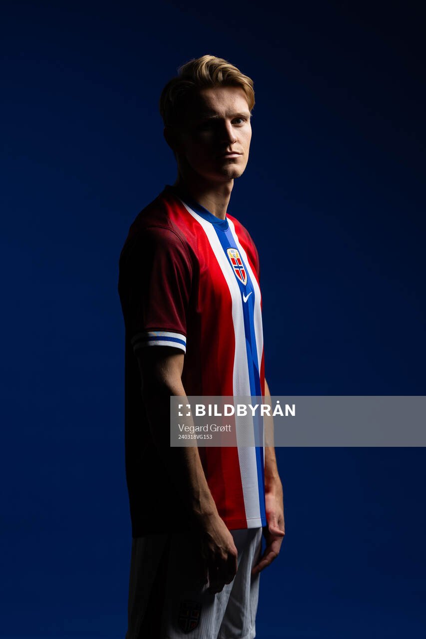 Martin Ødegaard of the Norwegian national football team