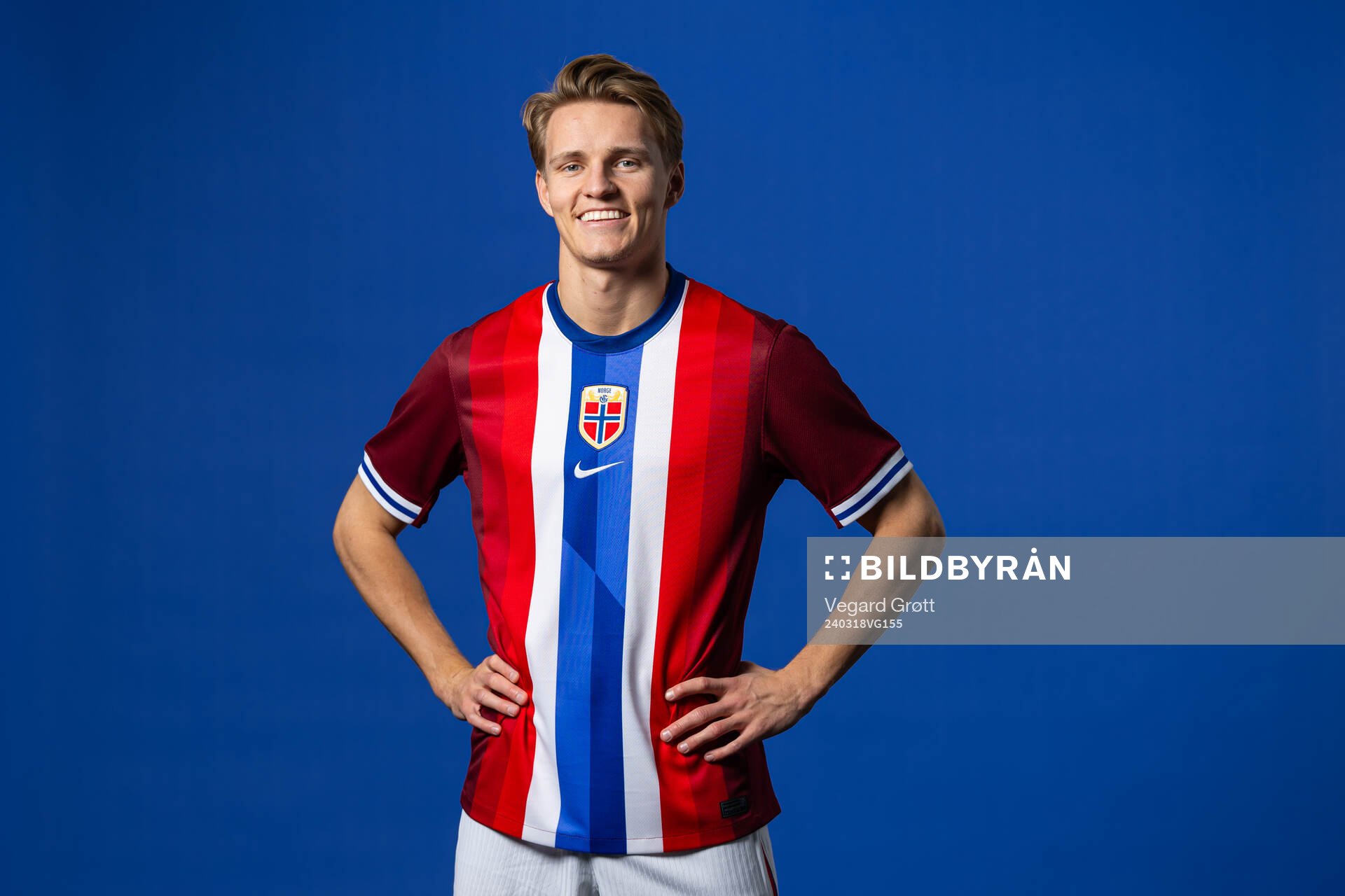 Martin Ødegaard of the Norwegian national football team