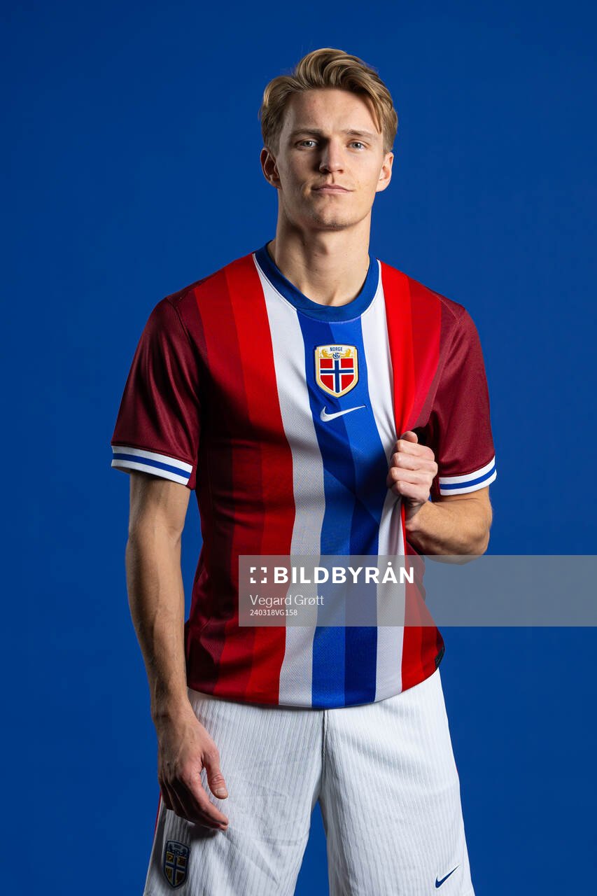 Martin Ødegaard of the Norwegian national football team