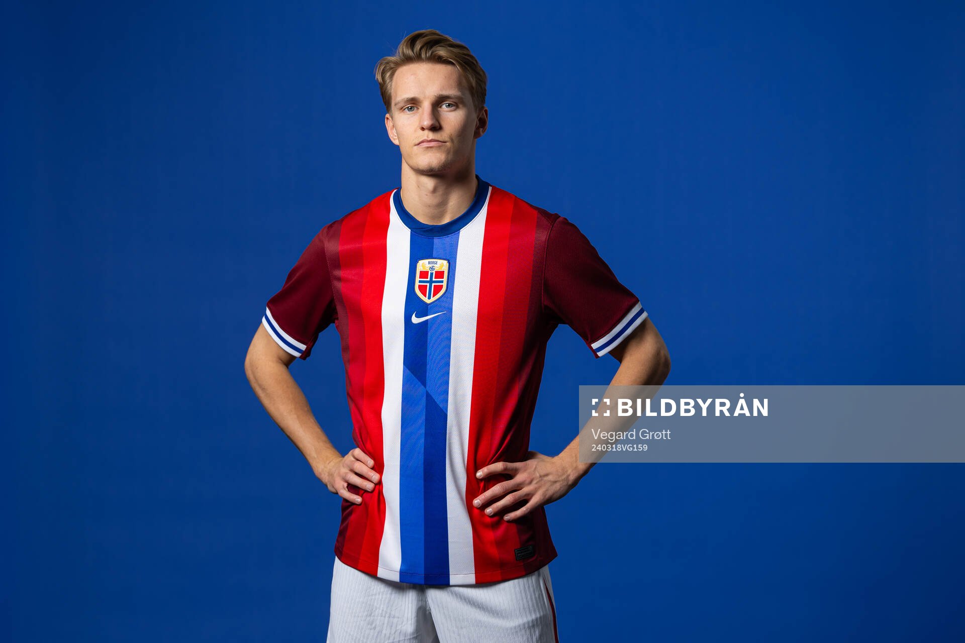 Martin Ødegaard of the Norwegian national football team
