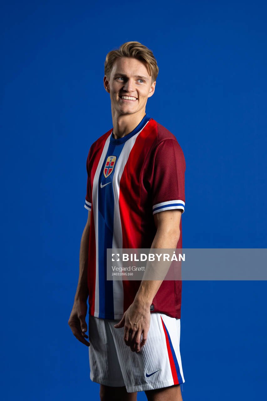 Martin Ødegaard of the Norwegian national football team