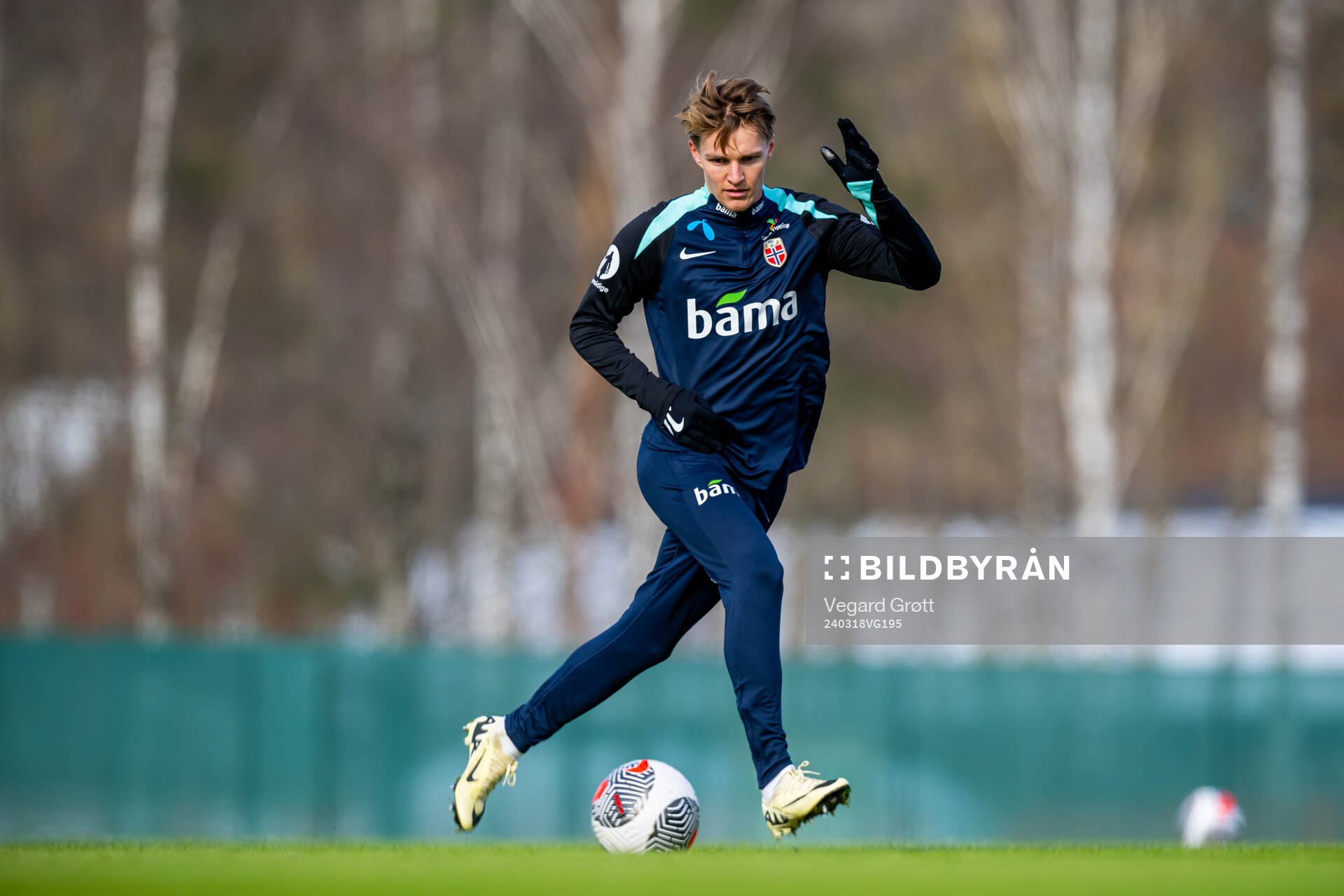 Martin Ødegaard of the Norwegian national football team