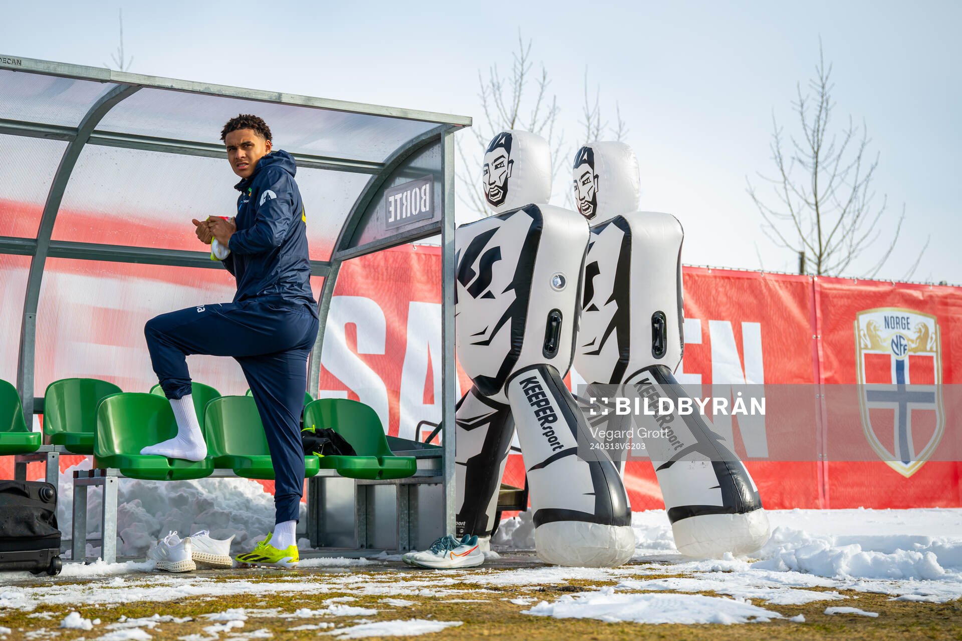 Antonio Nusa of the Norwegian national football team