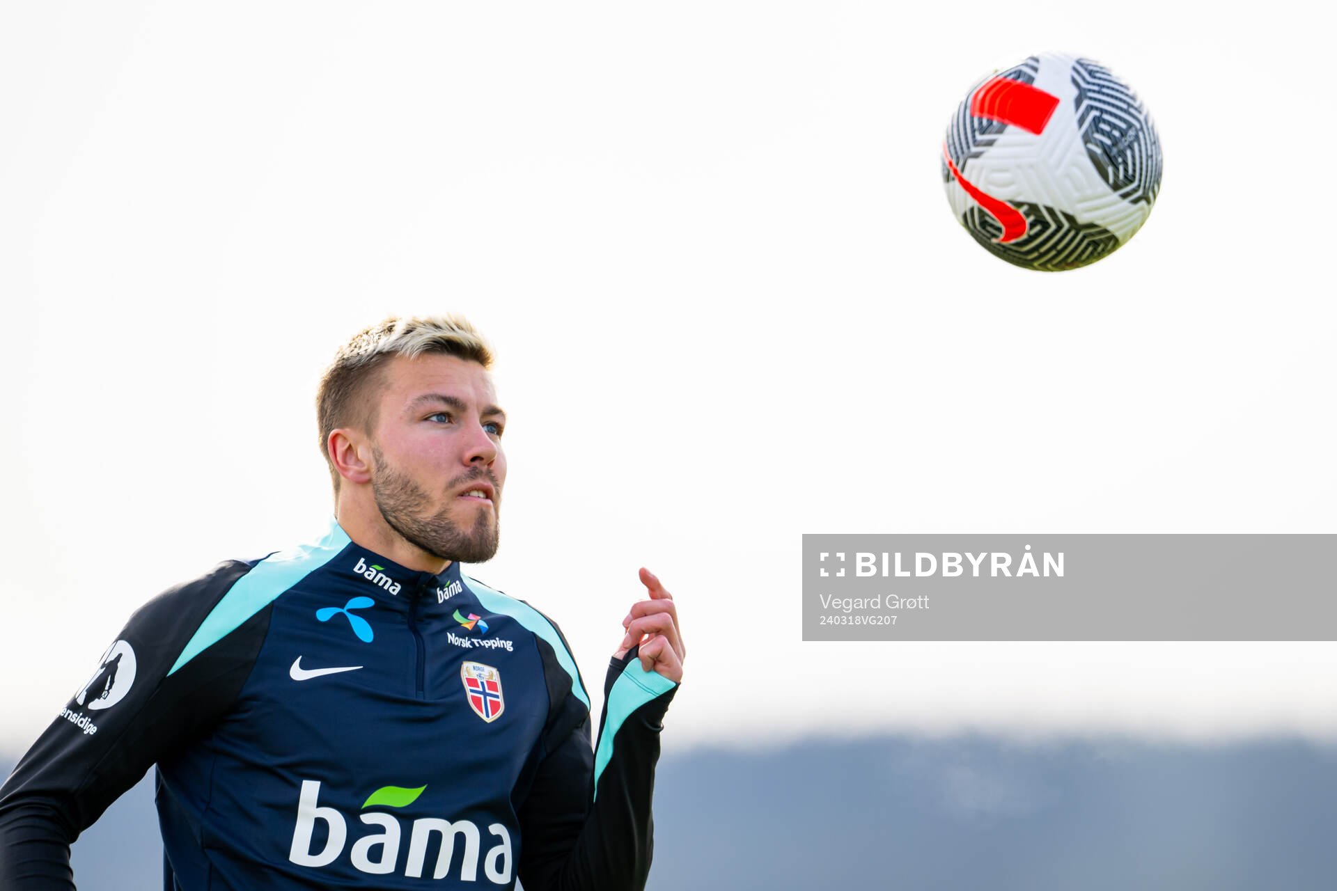 Fredrik André Bjørkan of the Norwegian national football