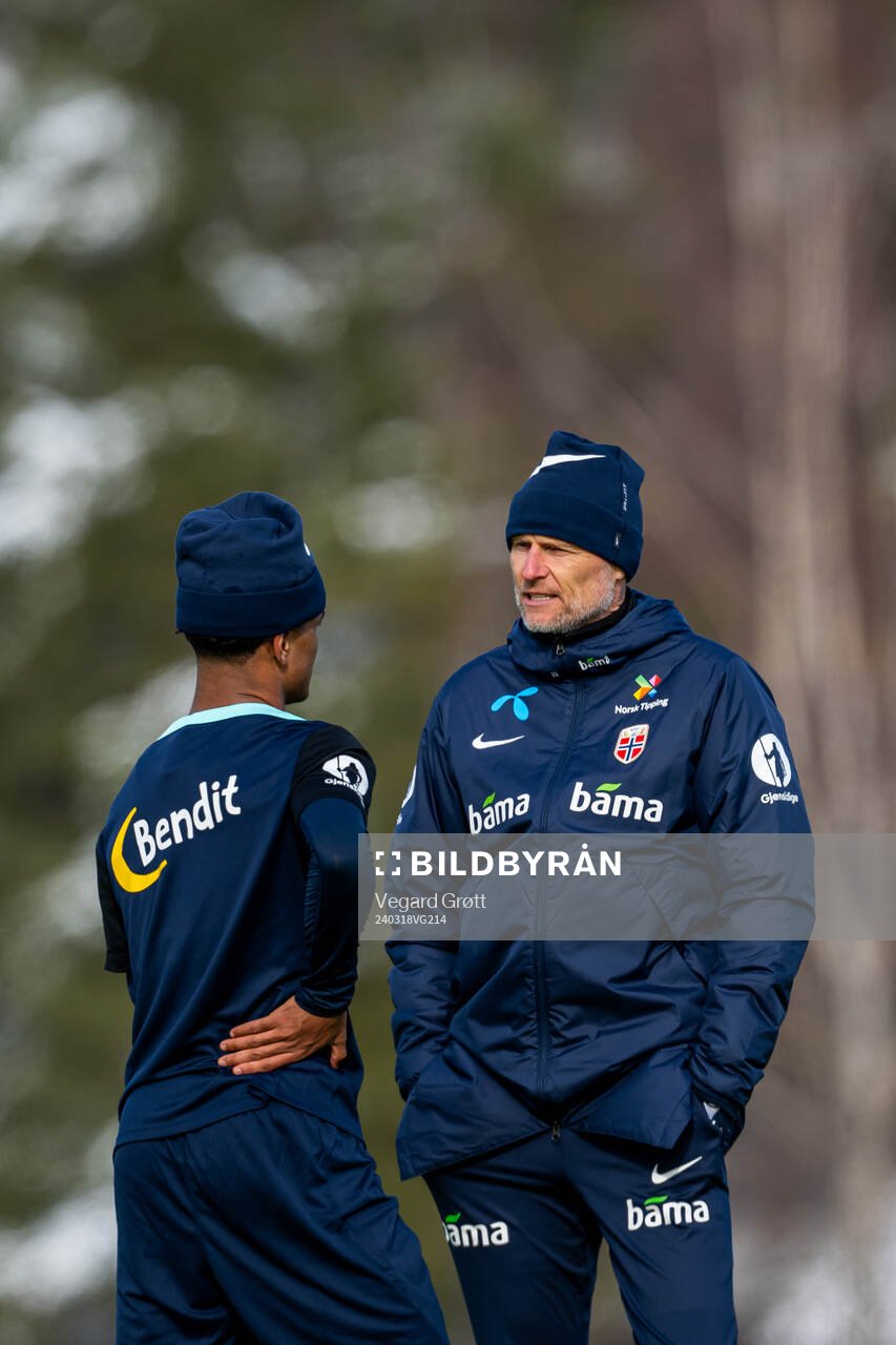 Ståle Solbakken, head coach of the Norwegian national