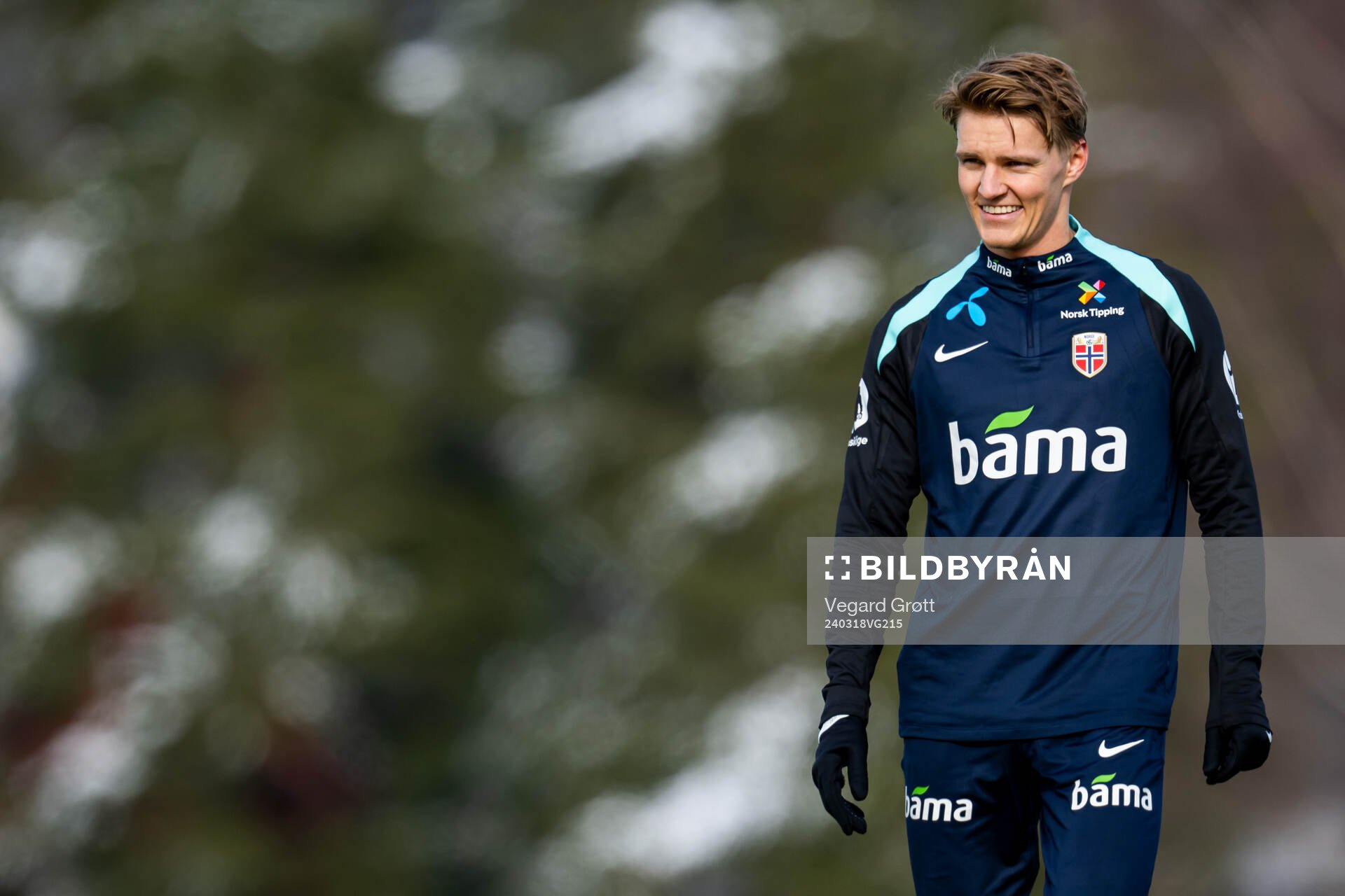 Martin Ødegaard of the Norwegian national football team