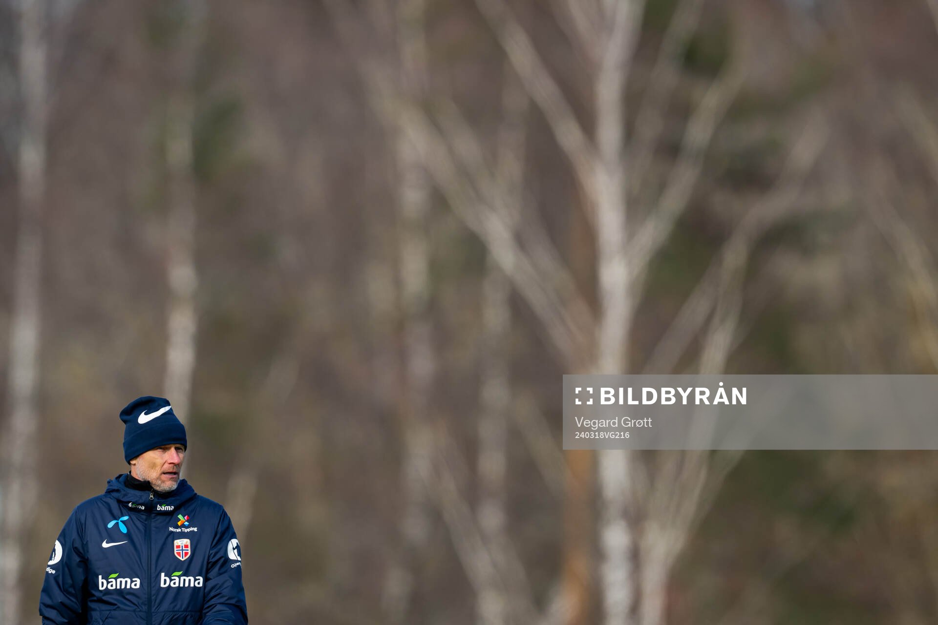 Ståle Solbakken, head coach of the Norwegian national