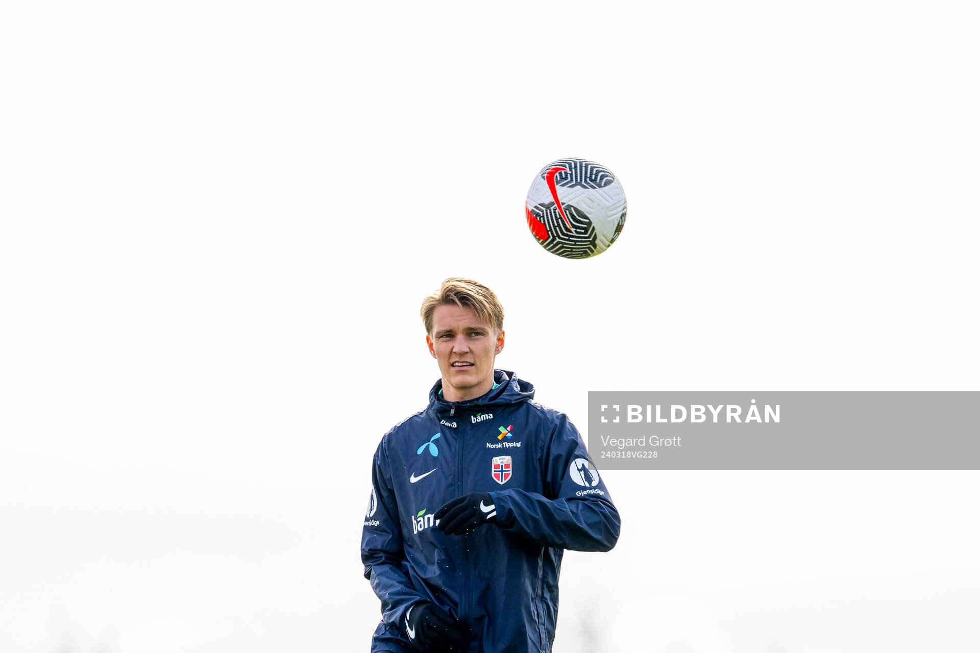 Martin Ødegaard of the Norwegian national football team