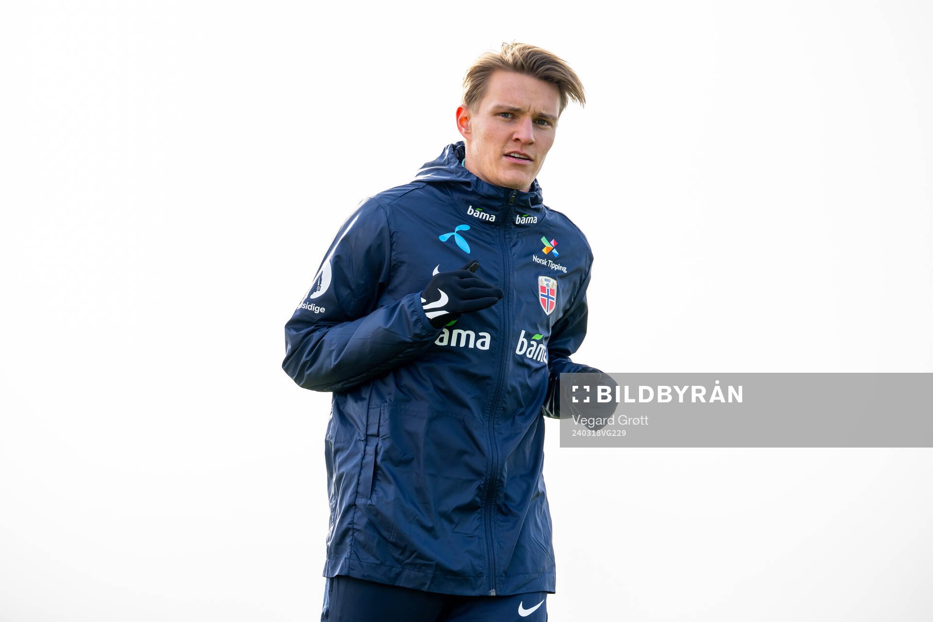 Martin Ødegaard of the Norwegian national football team