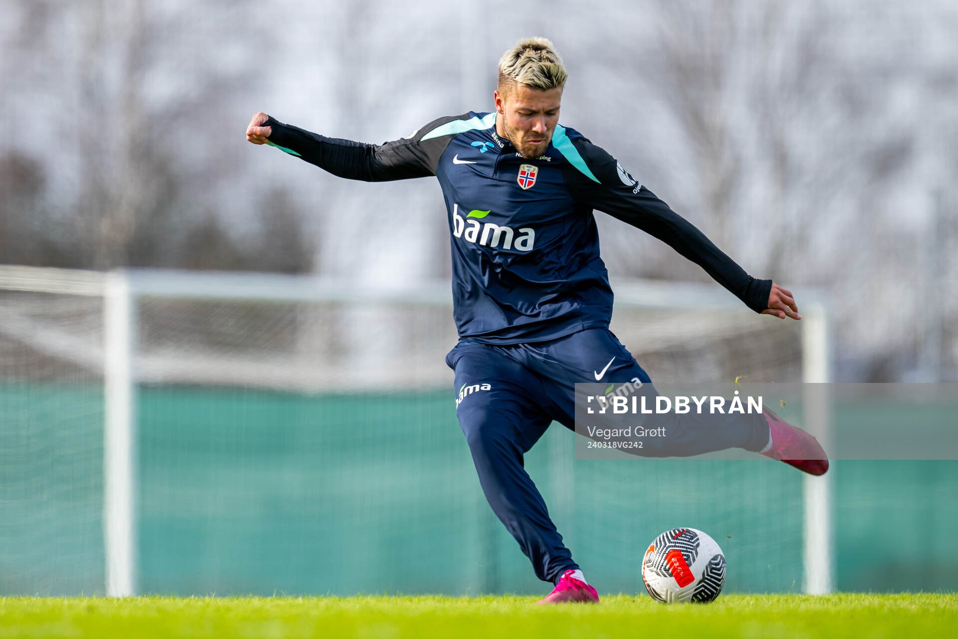 Fredrik André Bjørkan of the Norwegian national football