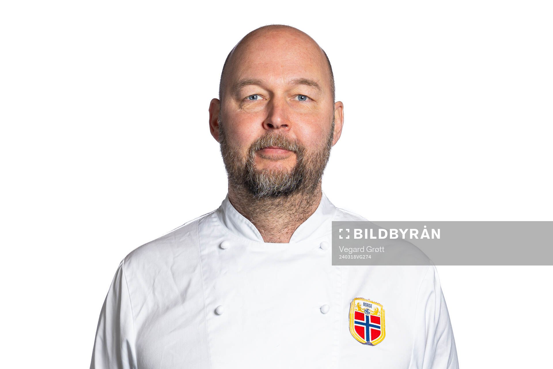 Christian Karlsson, chef of the Norwegian national football team, poses for a portrait on March 18, 2024 in Oslo. 