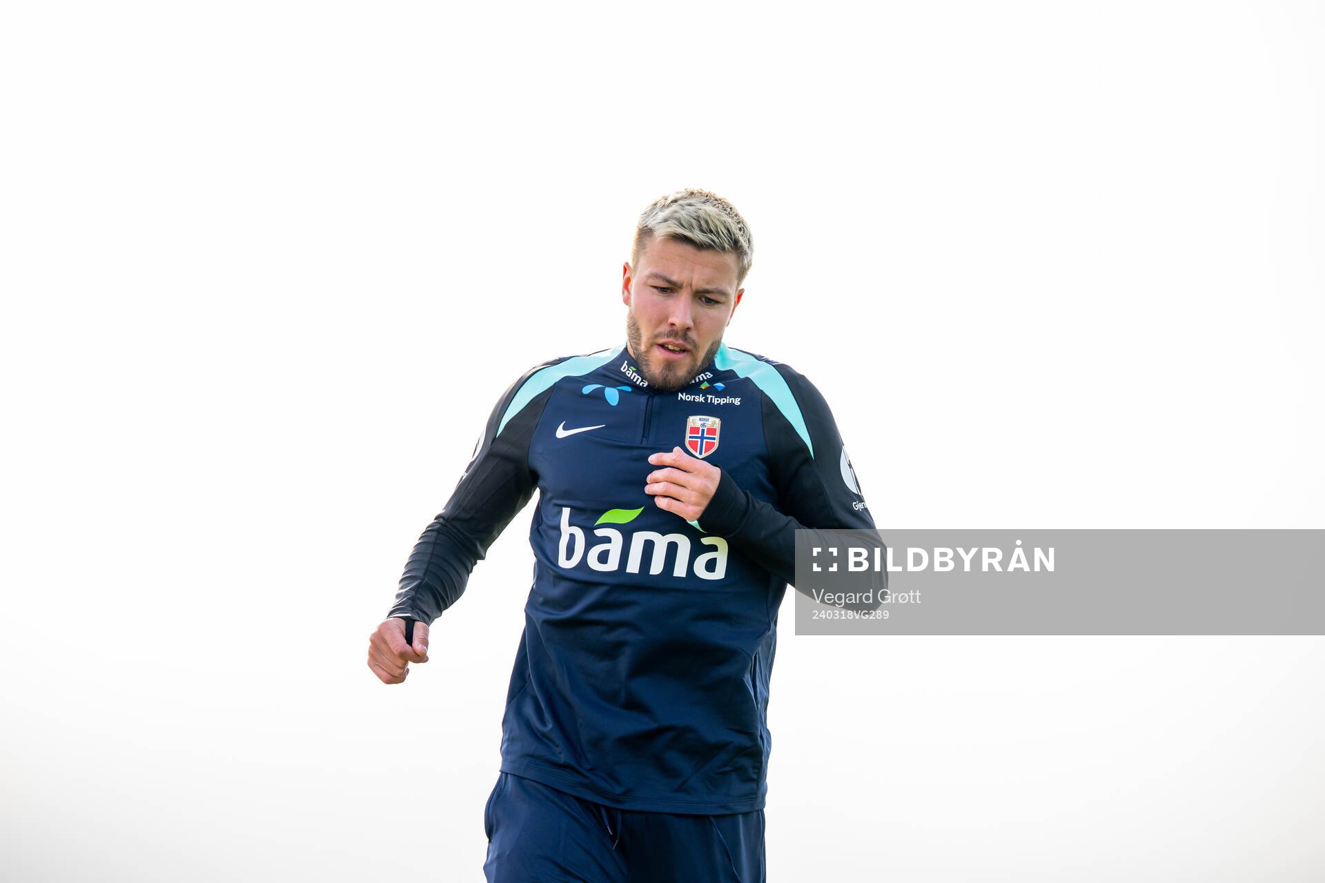 Fredrik André Bjørkan of the Norwegian national football