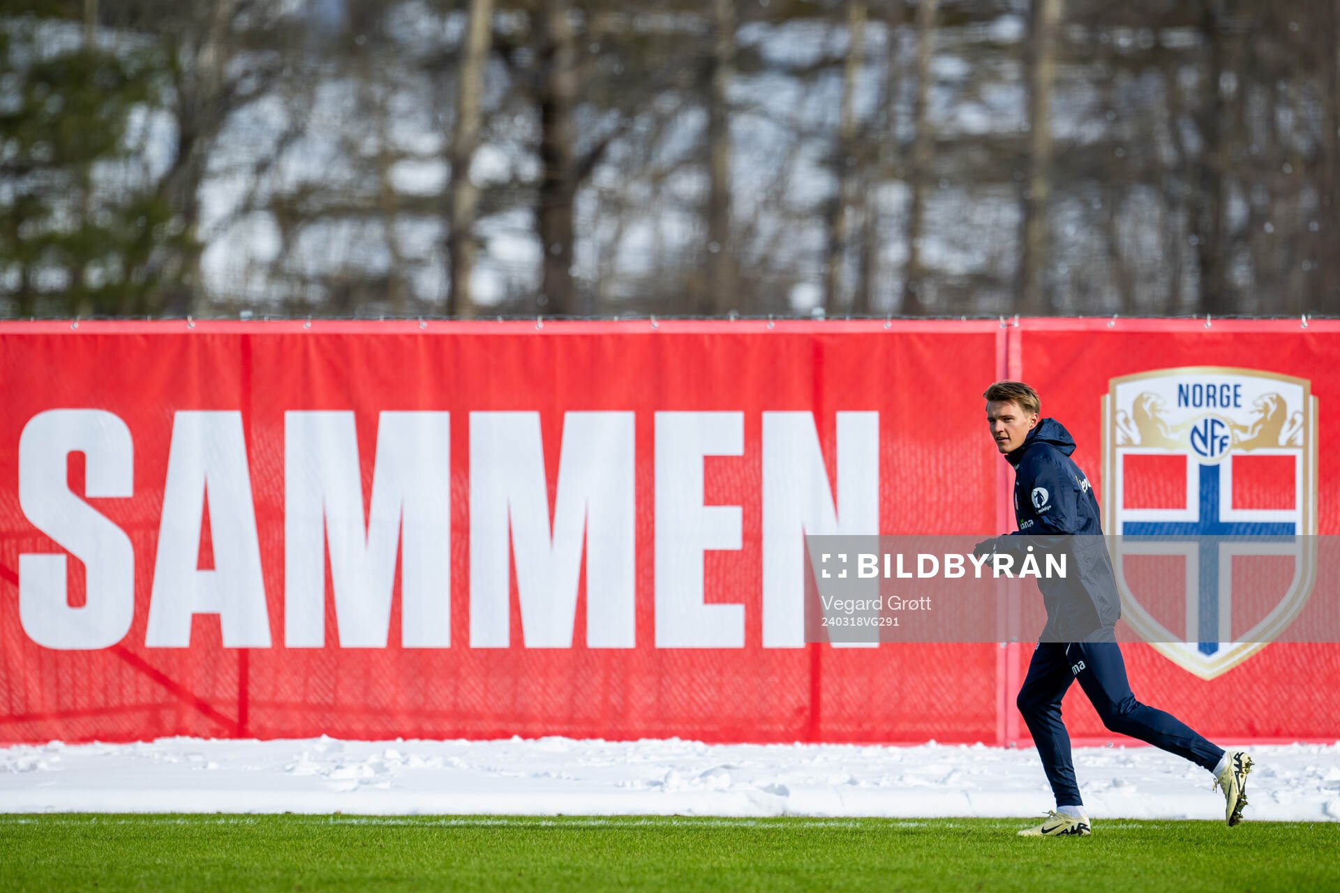 Martin Ødegaard of the Norwegian national football team