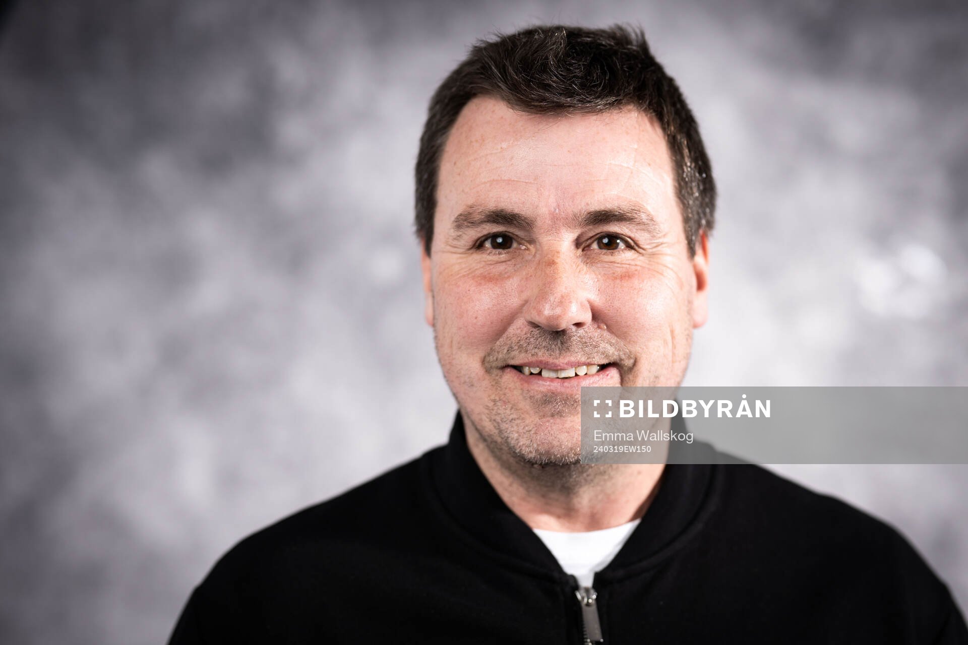 Stefan Jacobsson, Trelleborg, poserar för ett porträtt under superettans upptaktsträff den 19 mars 2024 i Stockholm. 