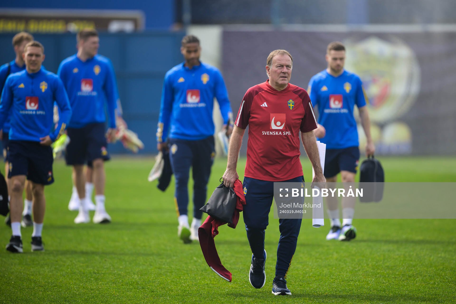 Assistant coach Remy Reijnierse of the Swedish men's