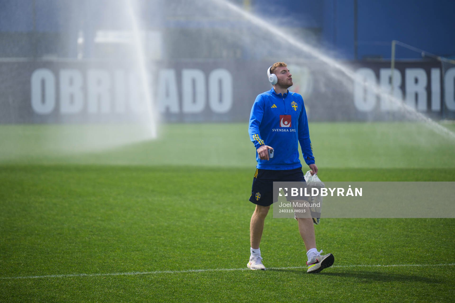 Dejan Kulusevski of the Swedish men's national football team