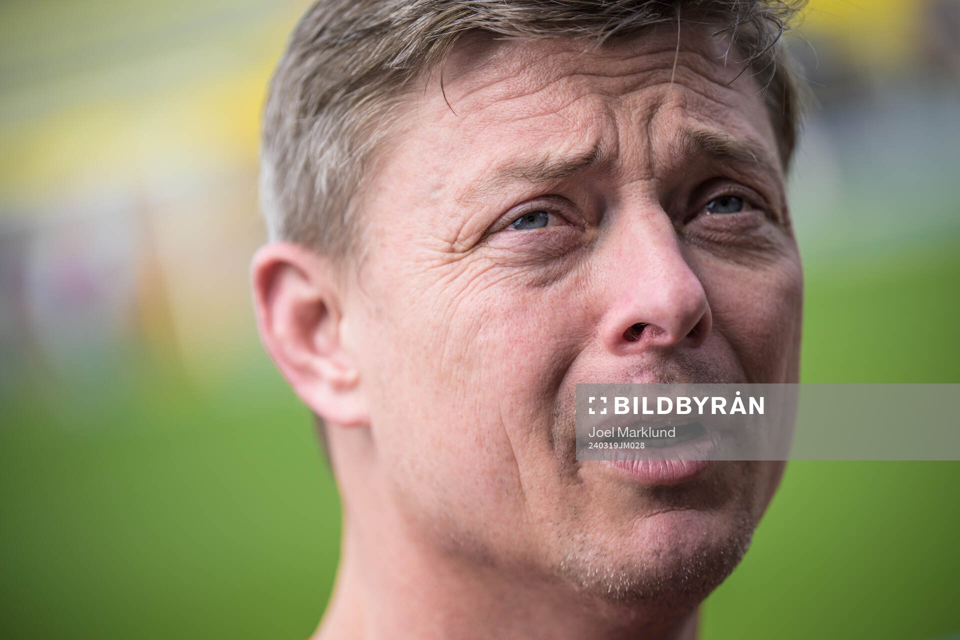 Head coach Jon Dahl Tomasson of the Swedish men's national football team during a training session on March 19, 2024 in Porto. 