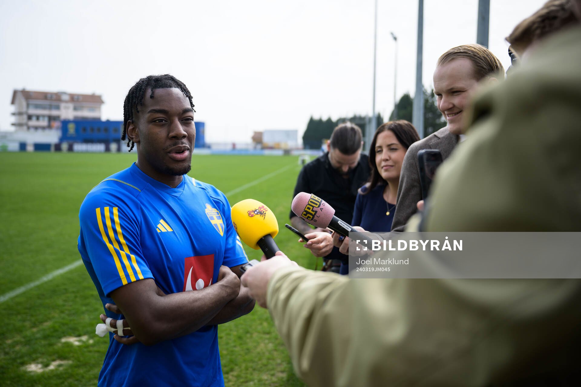 Anthony Elanga of the Swedish men's national football team