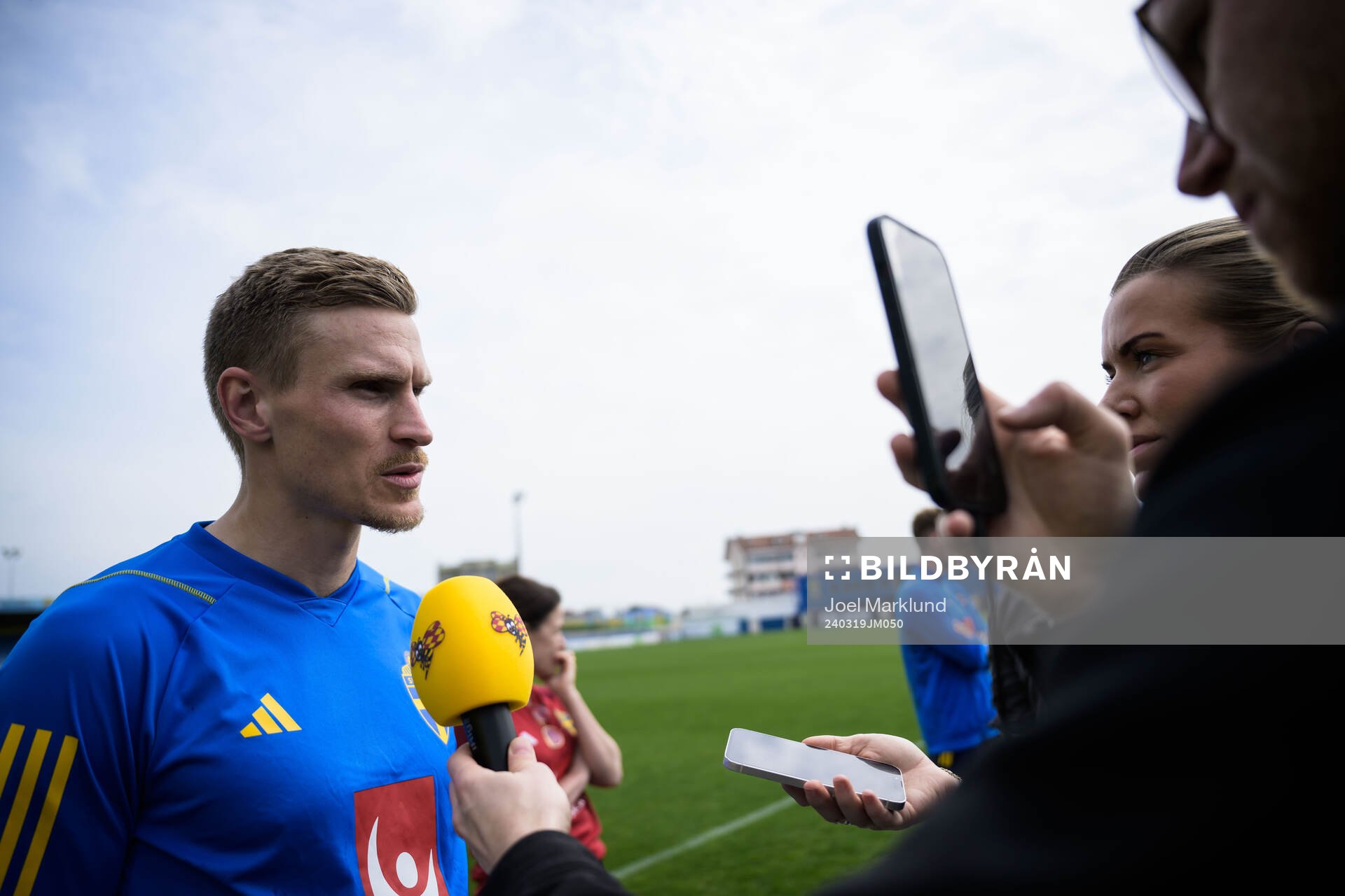Carl Starfelt of the Swedish men's national football team