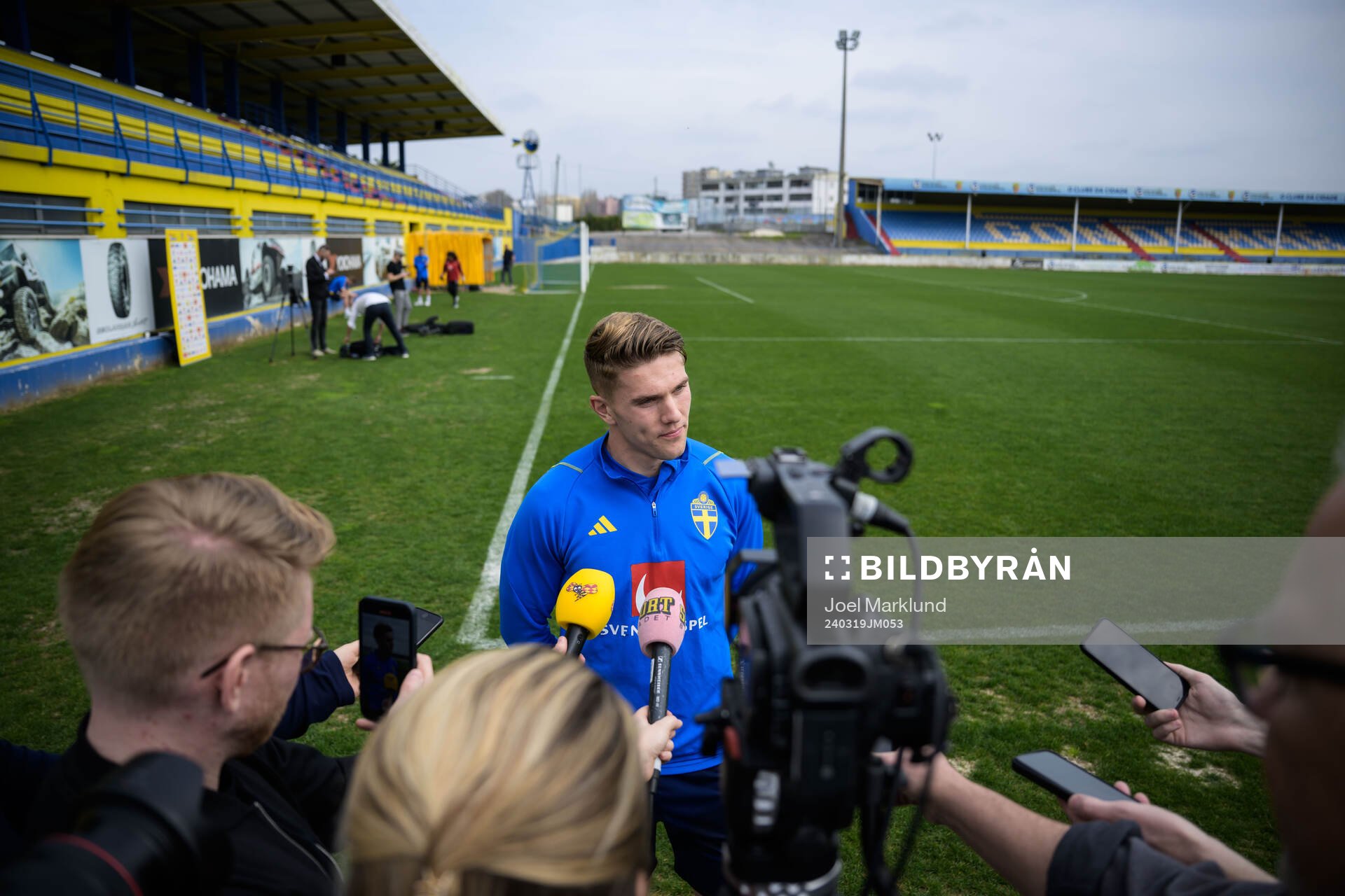 Viktor Gyökeres of the Swedish men's national football team