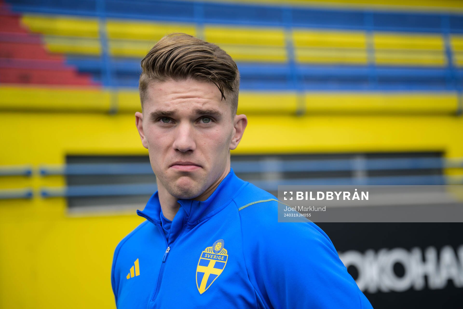 Viktor Gyökeres of the Swedish men's national football team