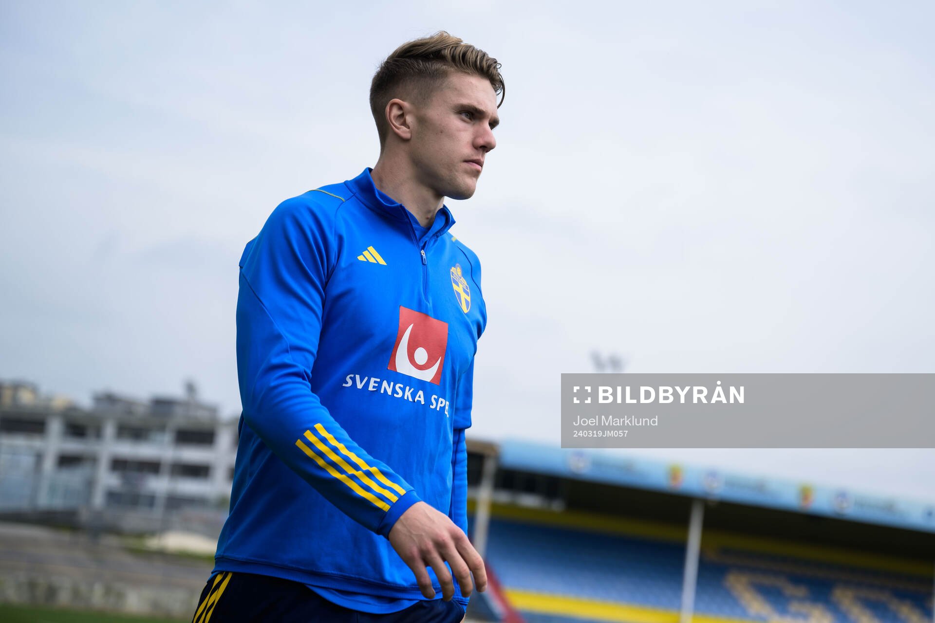 Viktor Gyökeres of the Swedish men's national football team