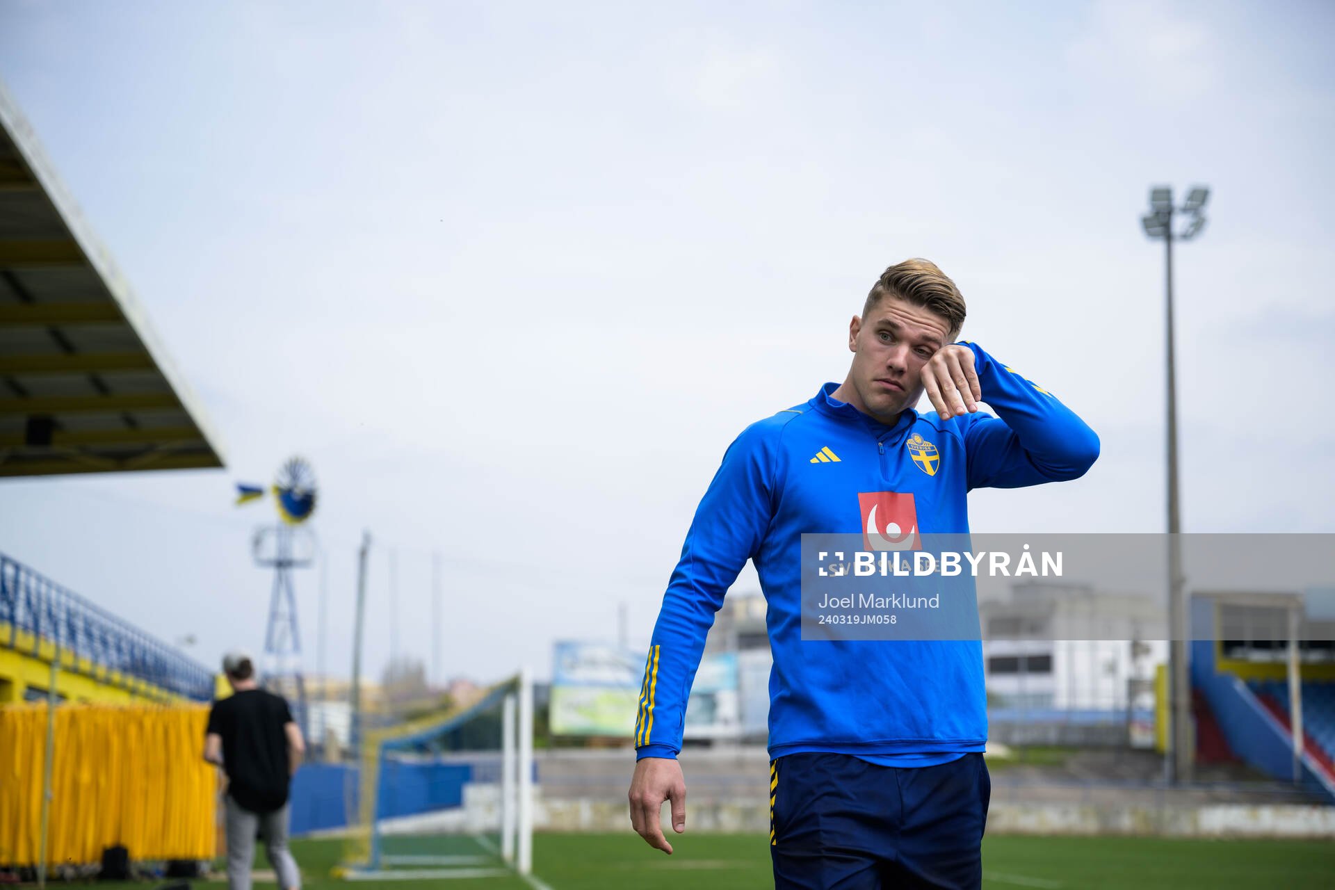 Viktor Gyökeres of the Swedish men's national football team