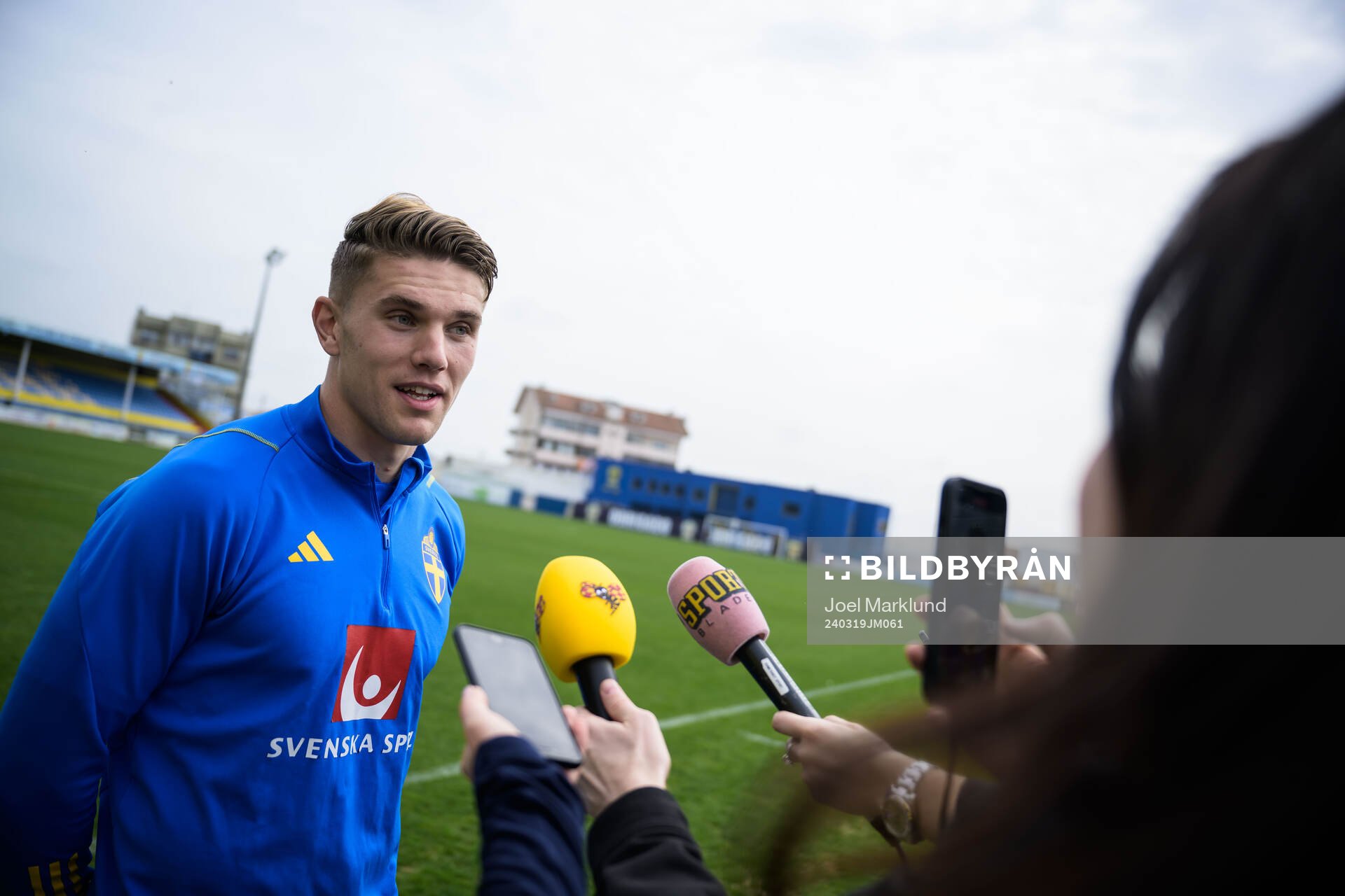Viktor Gyökeres of the Swedish men's national football team