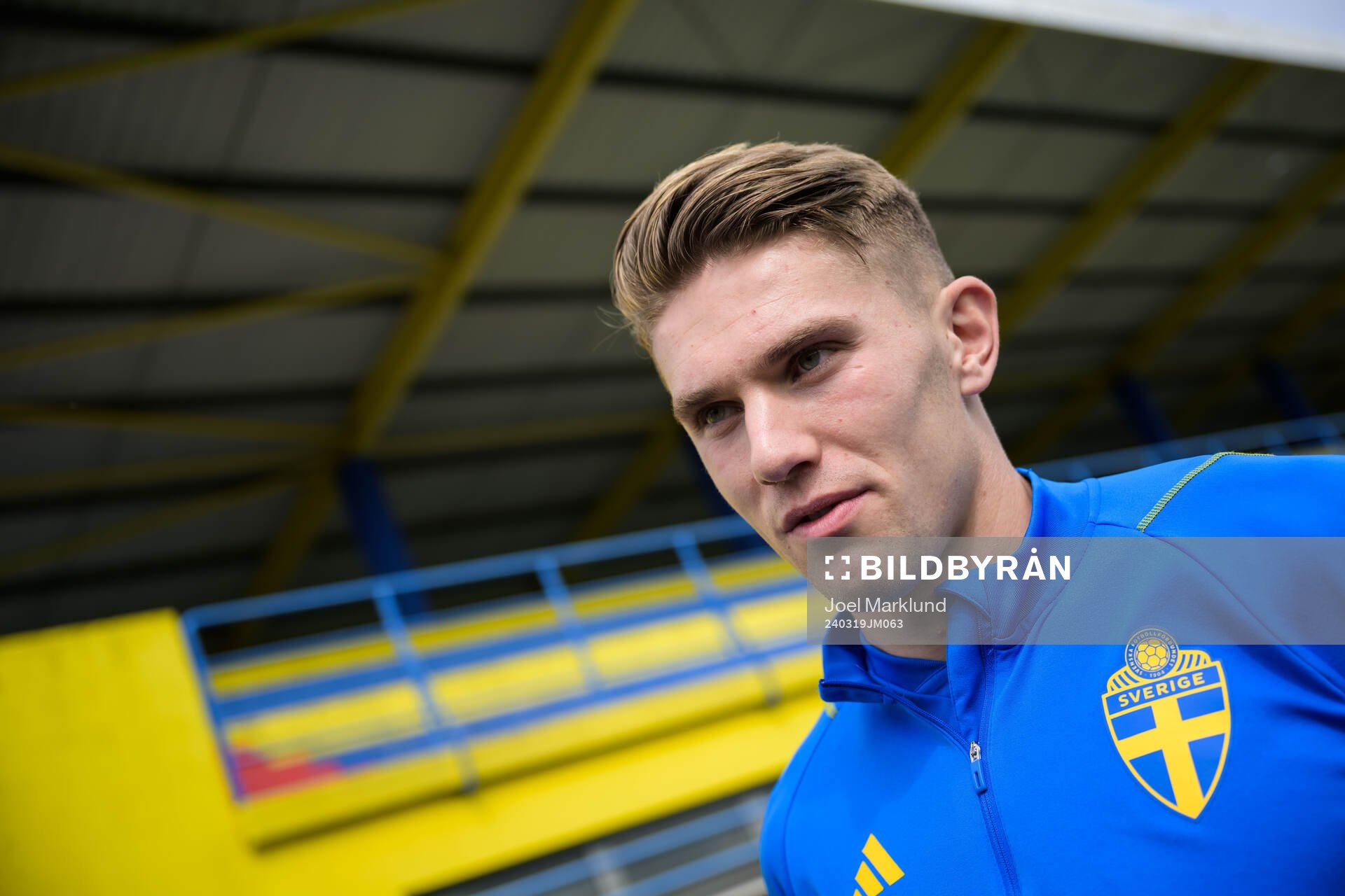 Viktor Gyökeres of the Swedish men's national football team