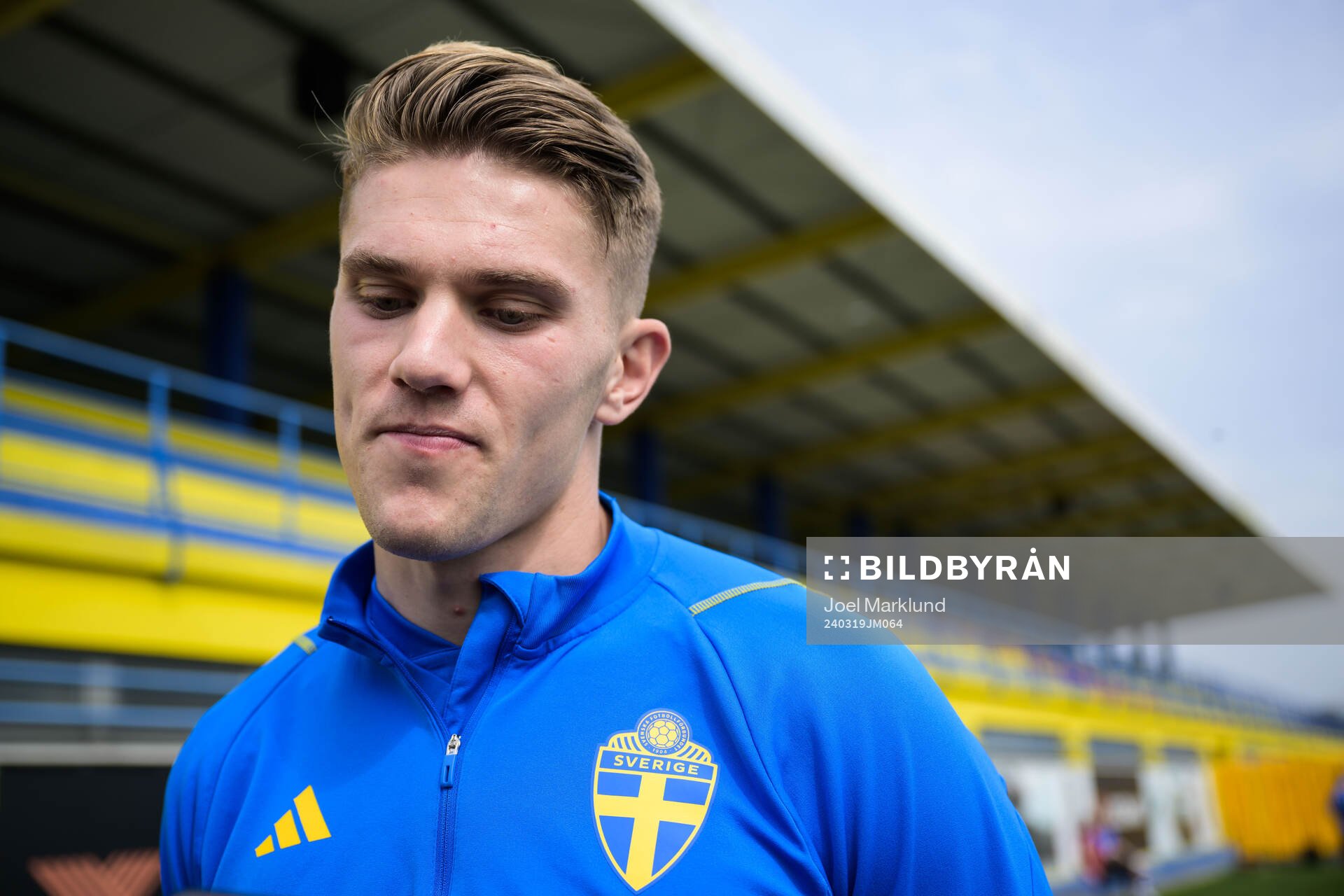 Viktor Gyökeres of the Swedish men's national football team