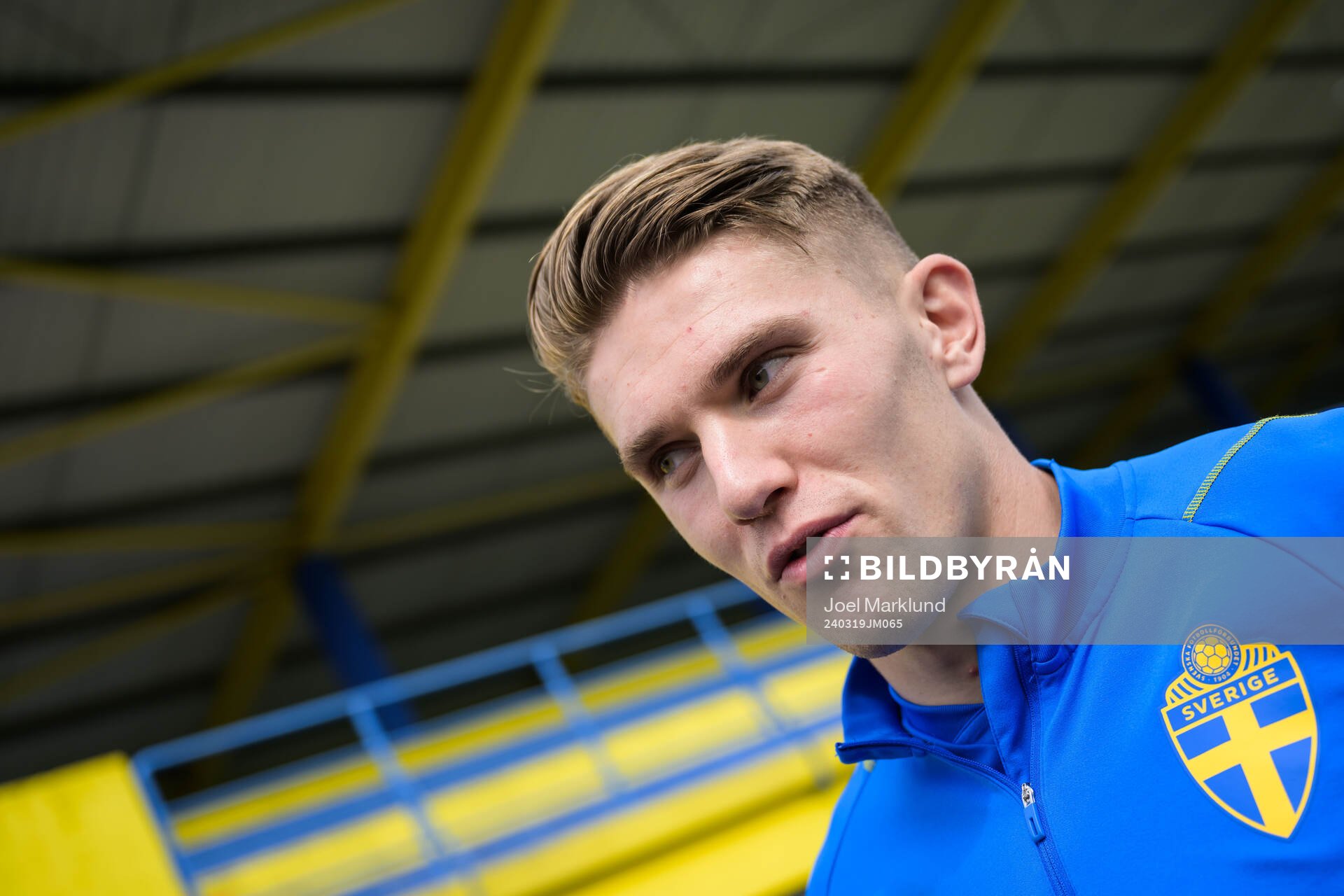 Viktor Gyökeres of the Swedish men's national football team
