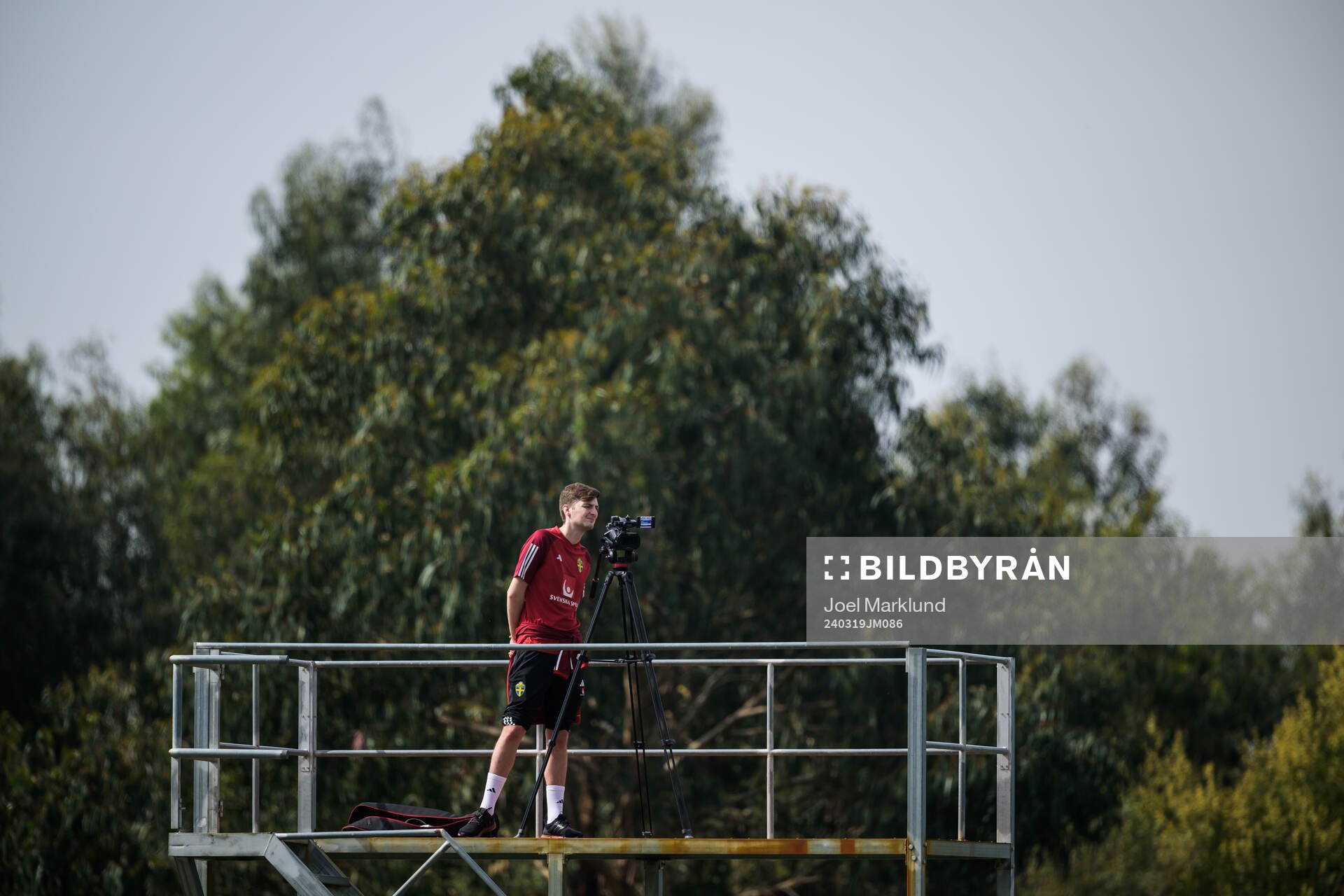 Liam Holt, temporary analyst of the Swedish men's national