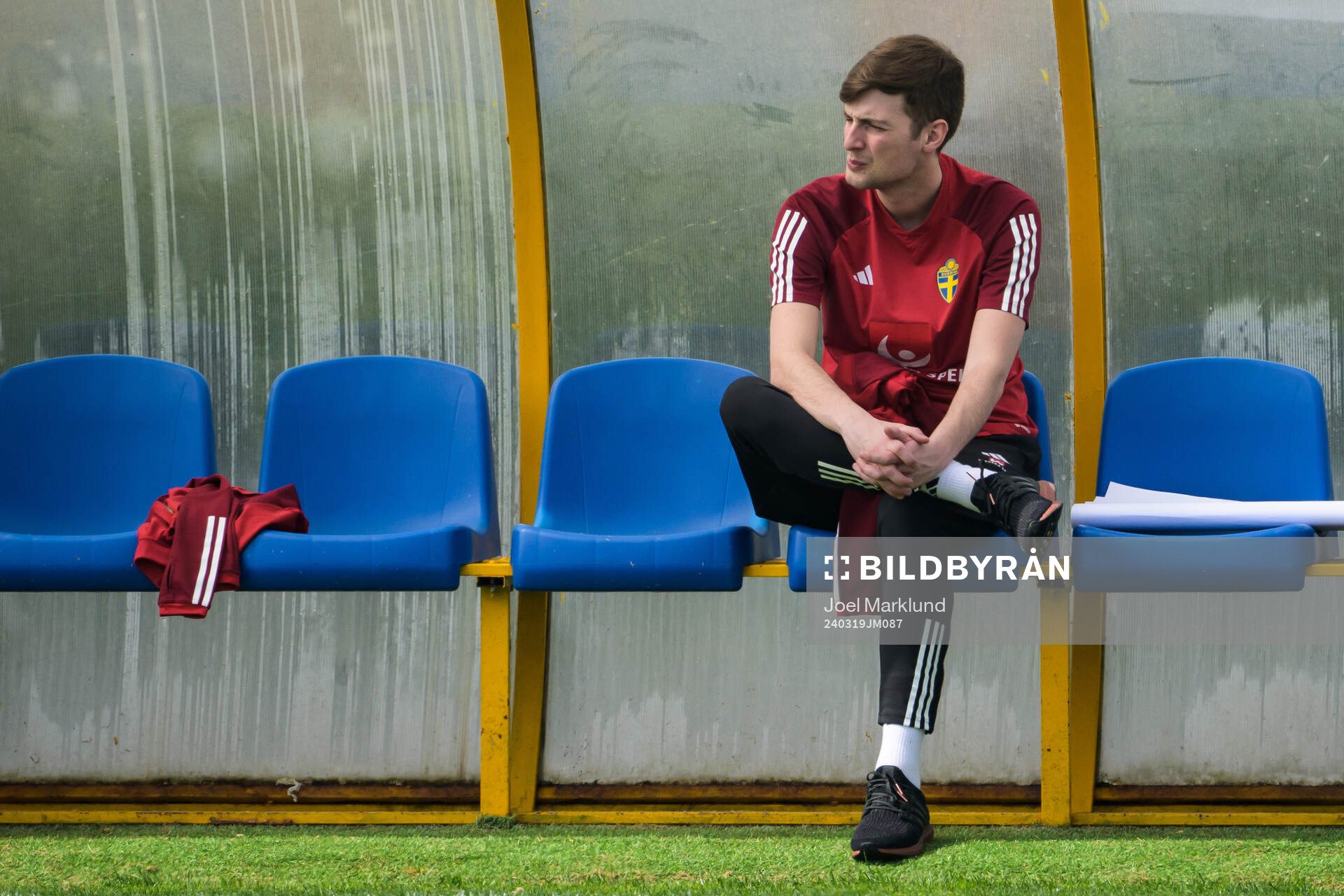 Liam Holt, temporary analyst of the Swedish men's national