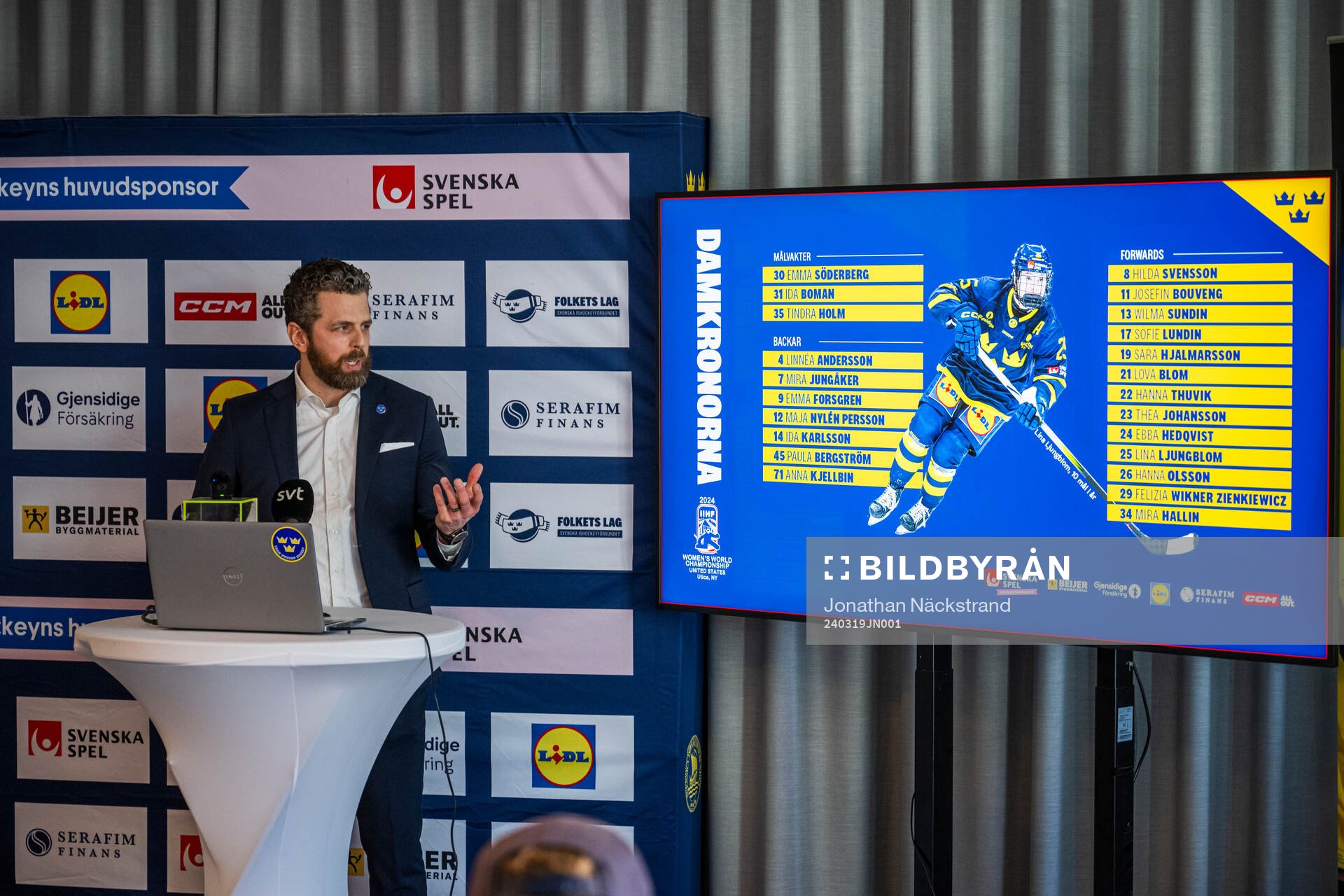 Ulf Lundberg, Head Coach of Sweden’s women national Ice