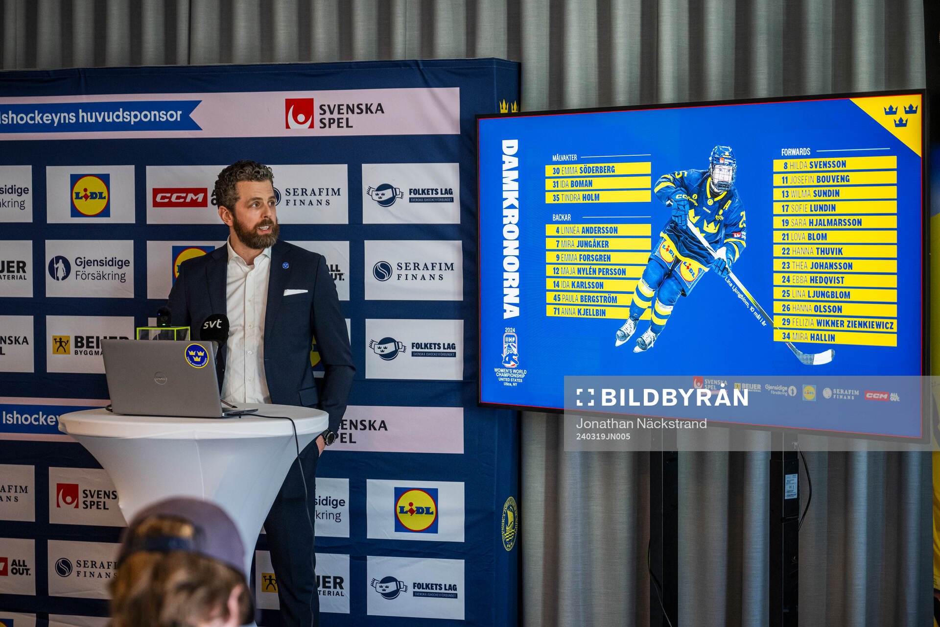 Ulf Lundberg, Head Coach of Sweden’s women national Ice