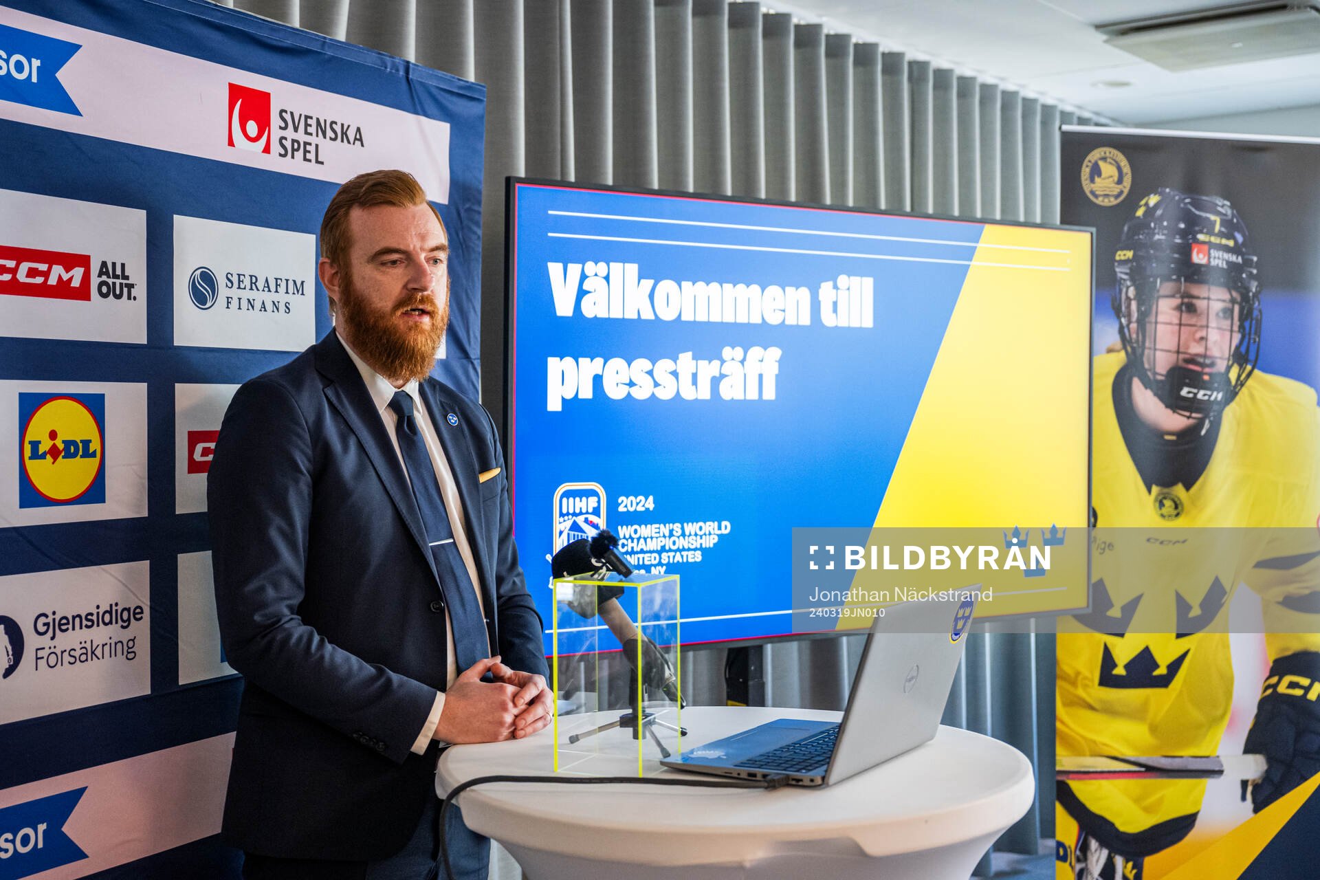 General Manager Anders Lundberg of Sweden’s women