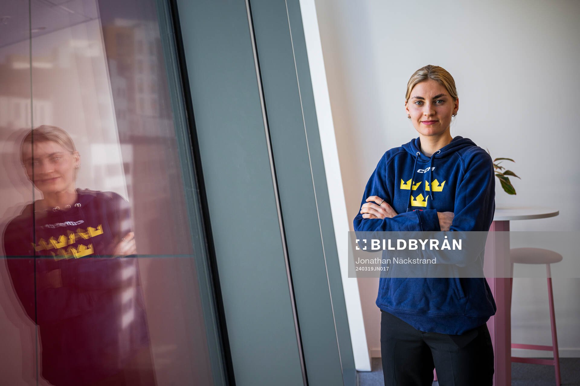 Goaltender Ida Boman of Sweden’s women national Ice