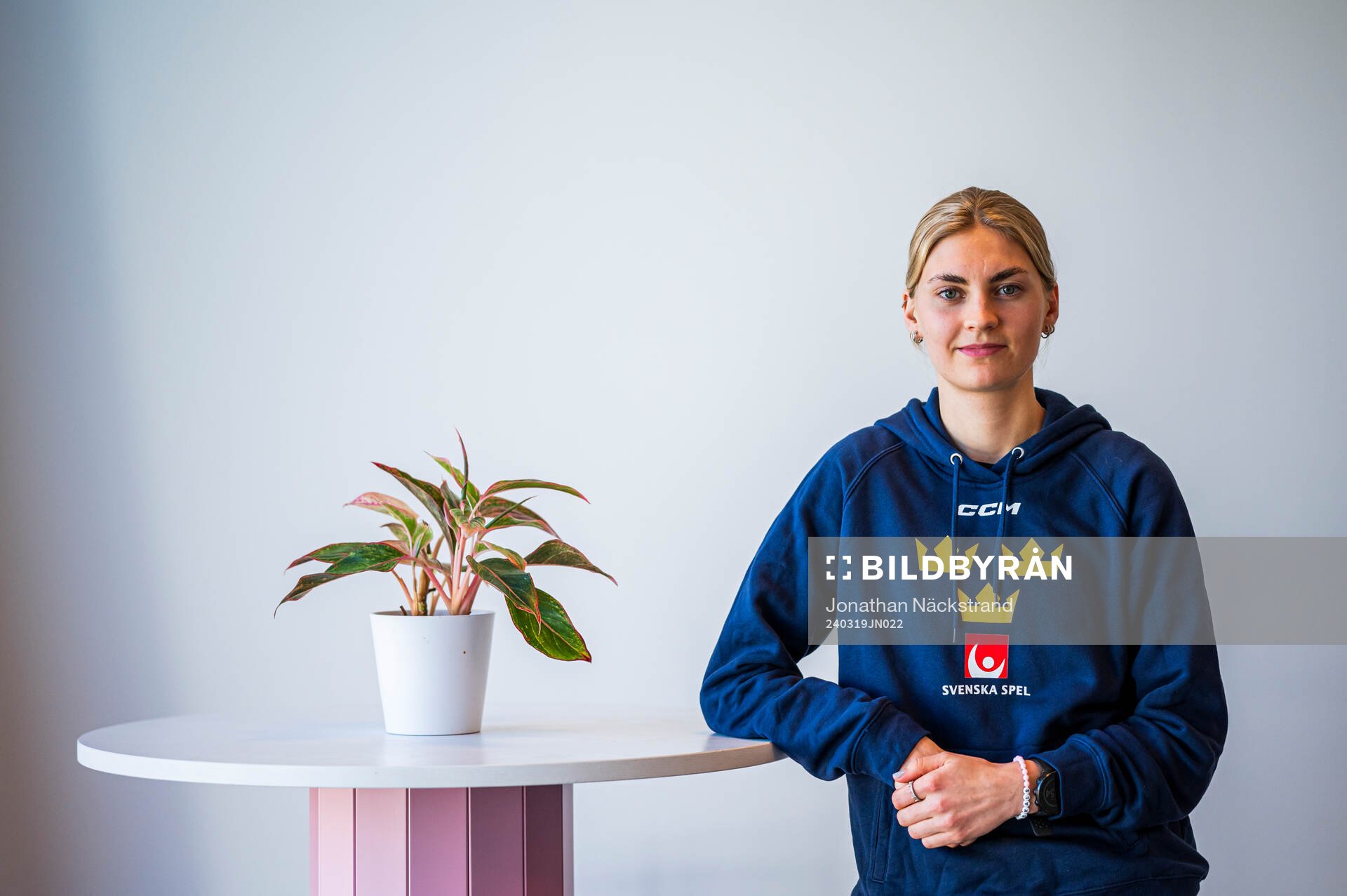 Goaltender Ida Boman of Sweden’s women national Ice